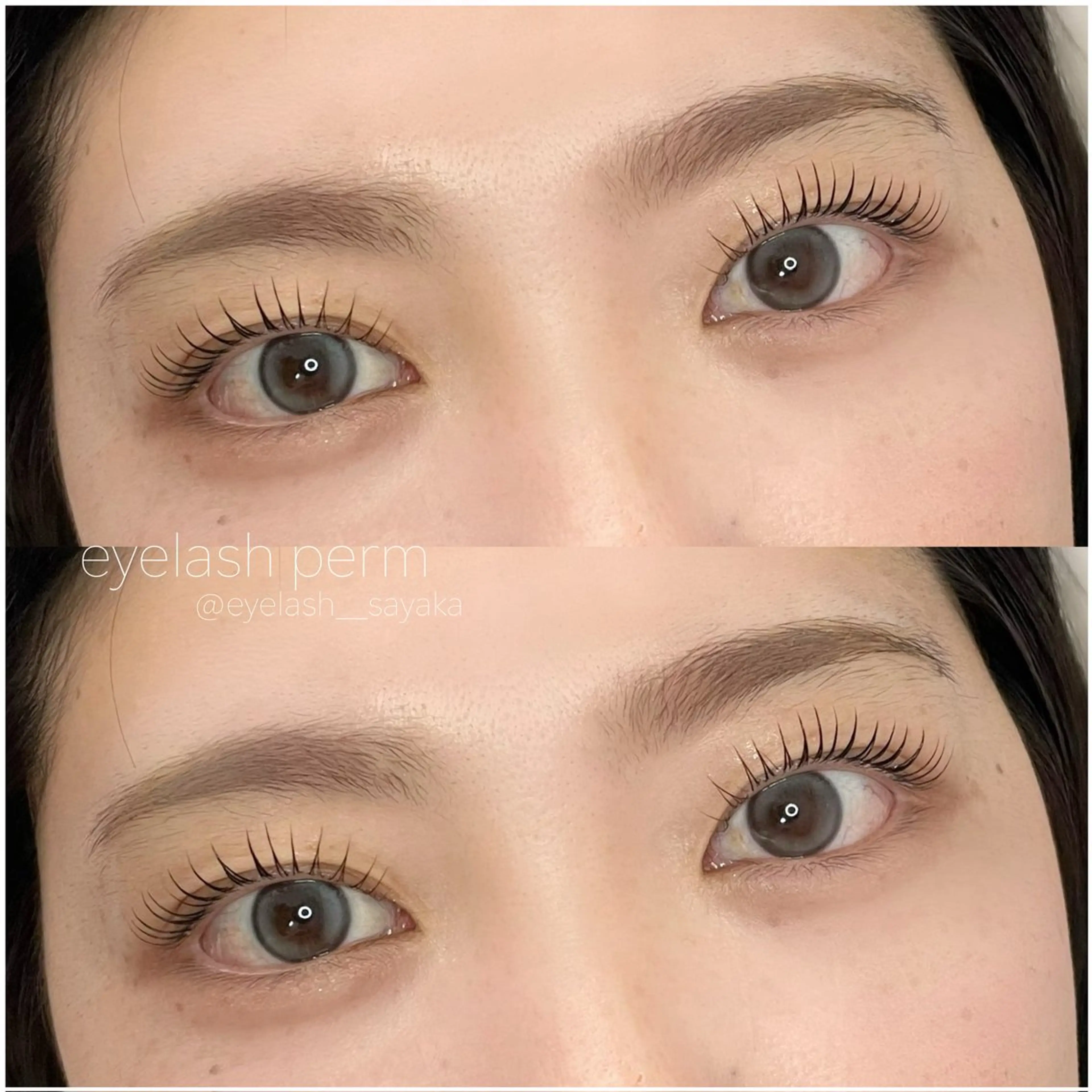 マツエク・マツパ 束感まつ毛 パリジェンヌラッシュリフト まつげパーマ 一重×まつ毛パーマ モテ眉No1🎀 sayaka.nの眉毛・アイブロウイメージ