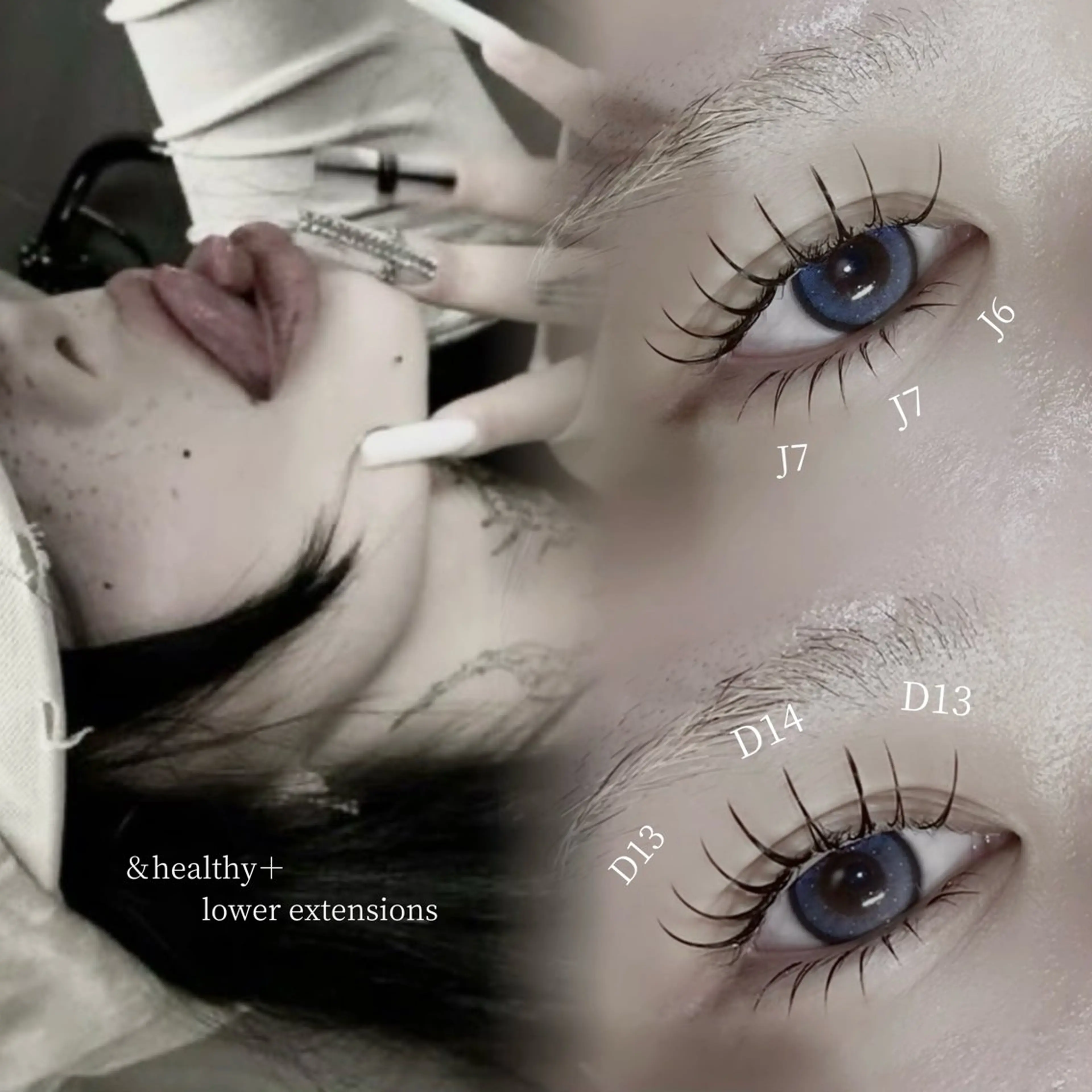 マツエク・マツパ Aimi /似合わせ 束感まつげ🖤のマツエク・マツパデザイン