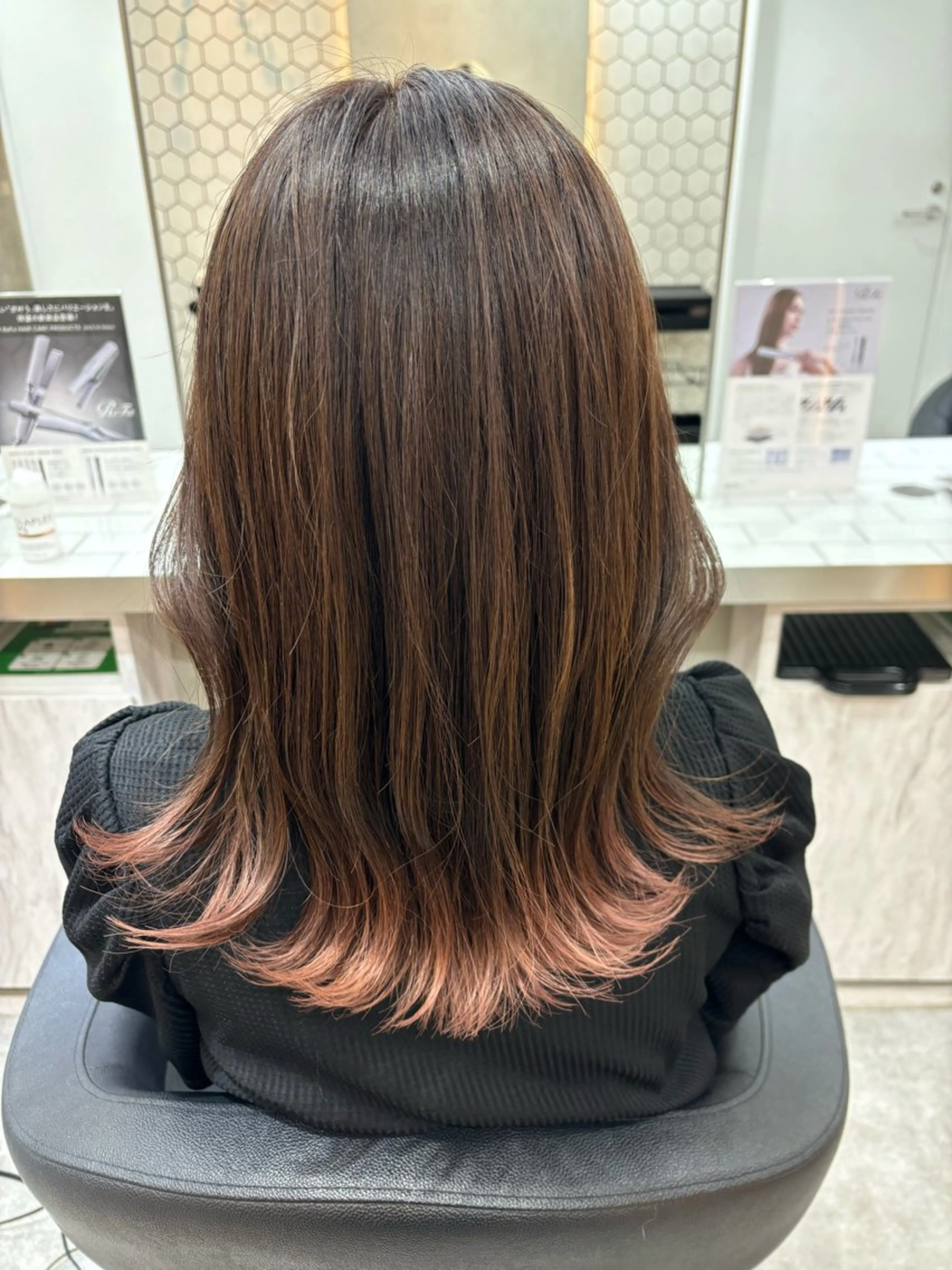 セミロング カラー ヘアカラー トリートメント Ｖｉｏｔ  銀座 樋口 桃佳のヘアスタイル