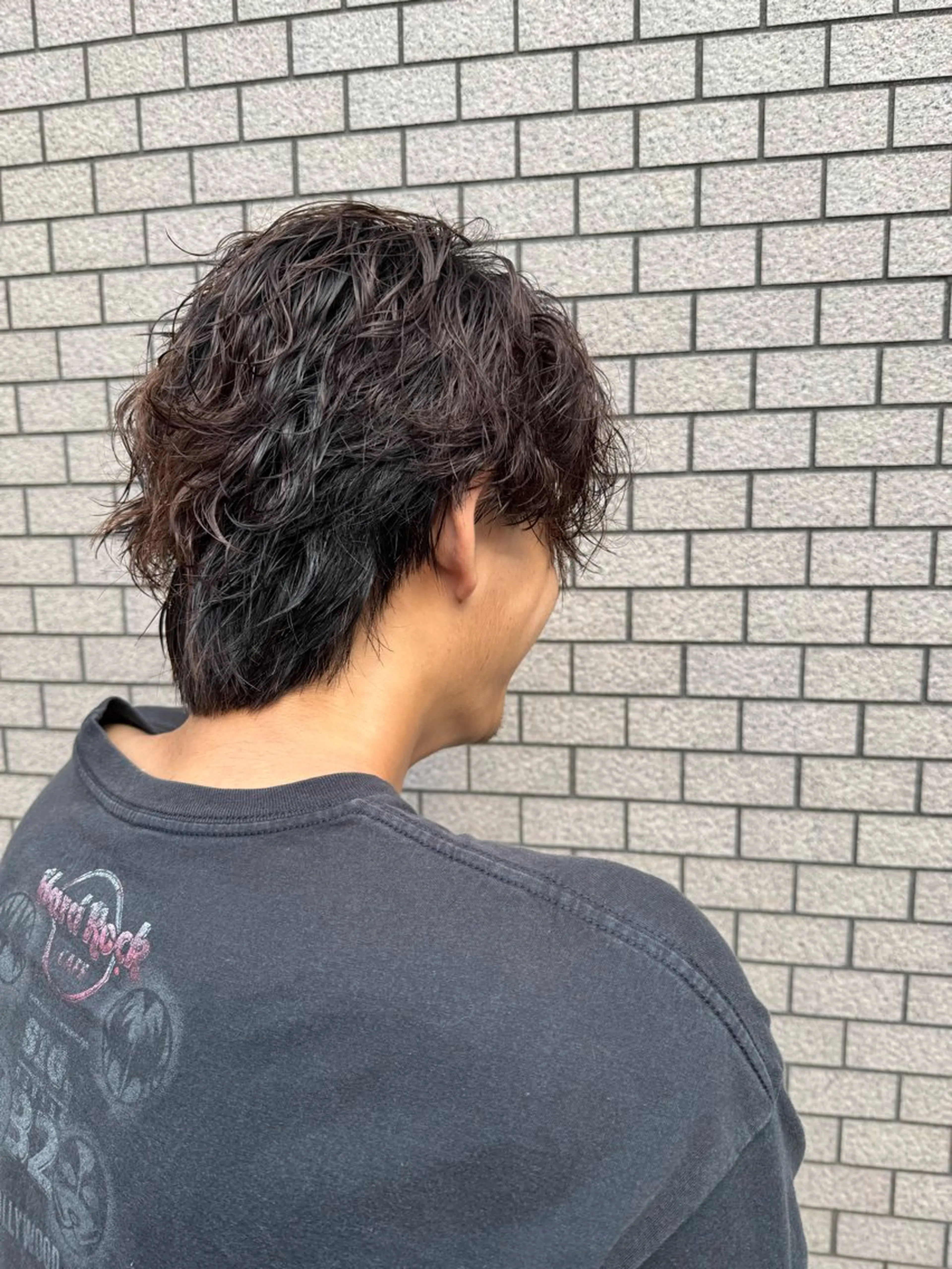 ショート パーマ メンズ カット パーマ パーマ/ハイトーン /吉田眞のヘアスタイル