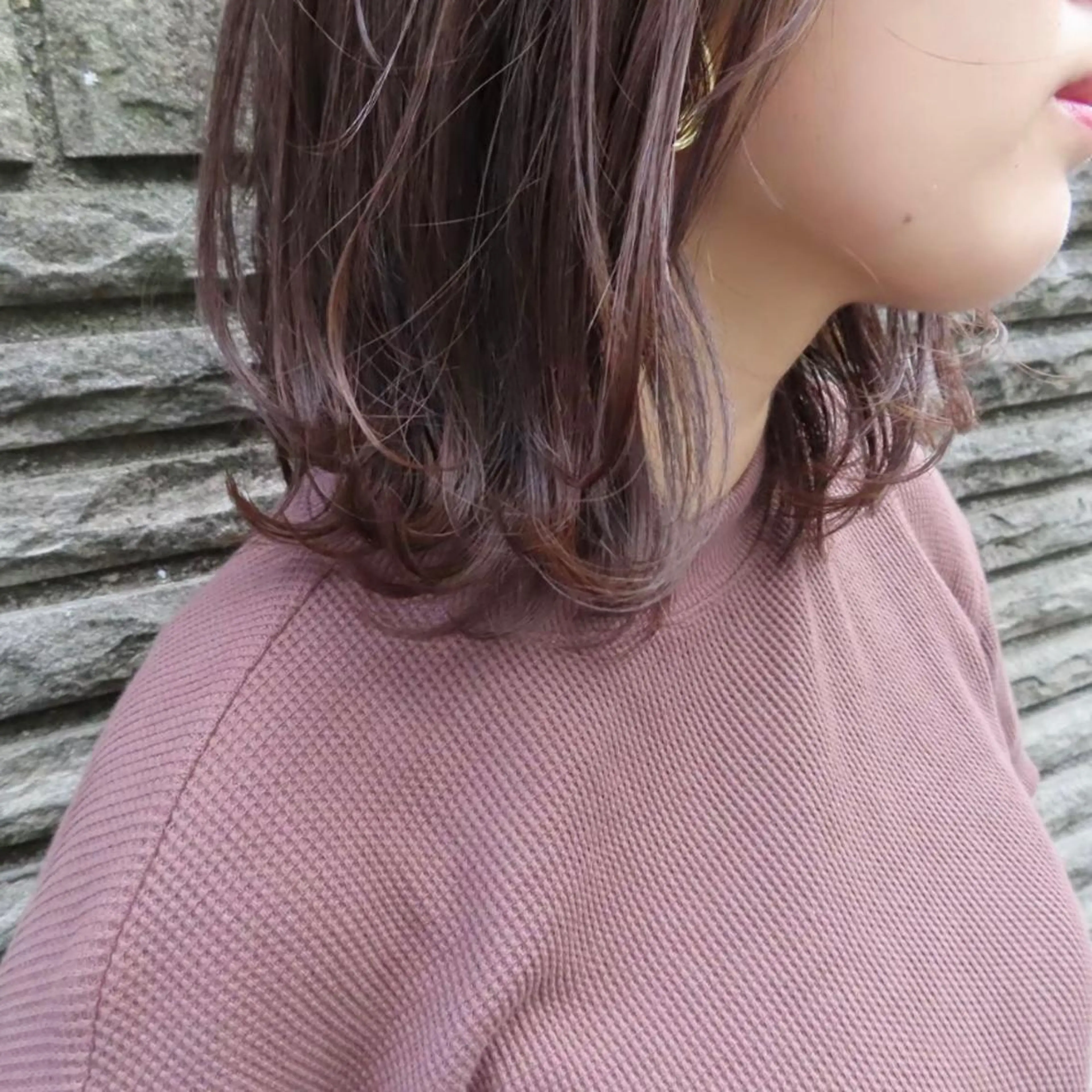 ミディアム ショート 大歓迎🌿‬村岡夢咲のヘアスタイル