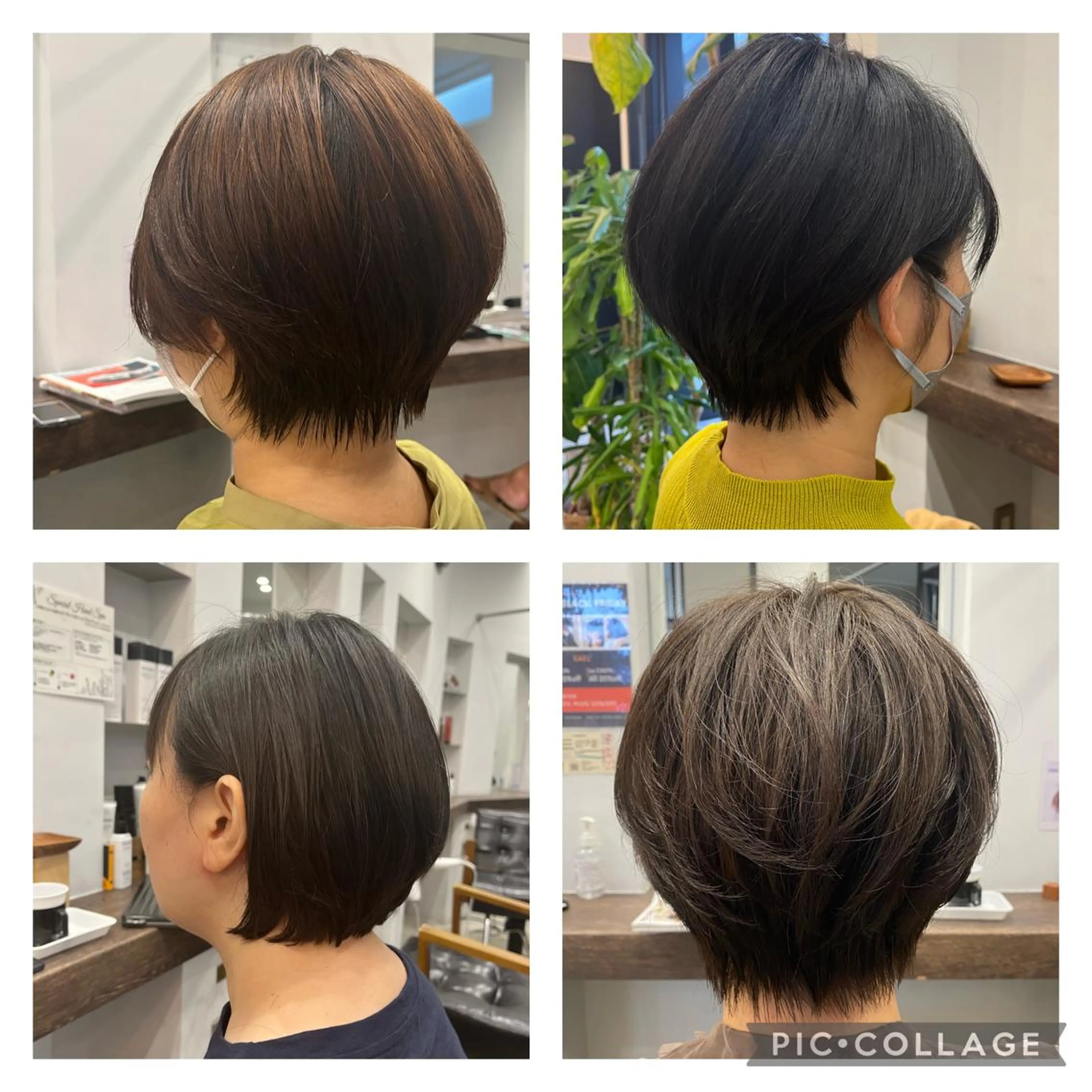 ショート カラー パーマ 香取 康平のヘアスタイル