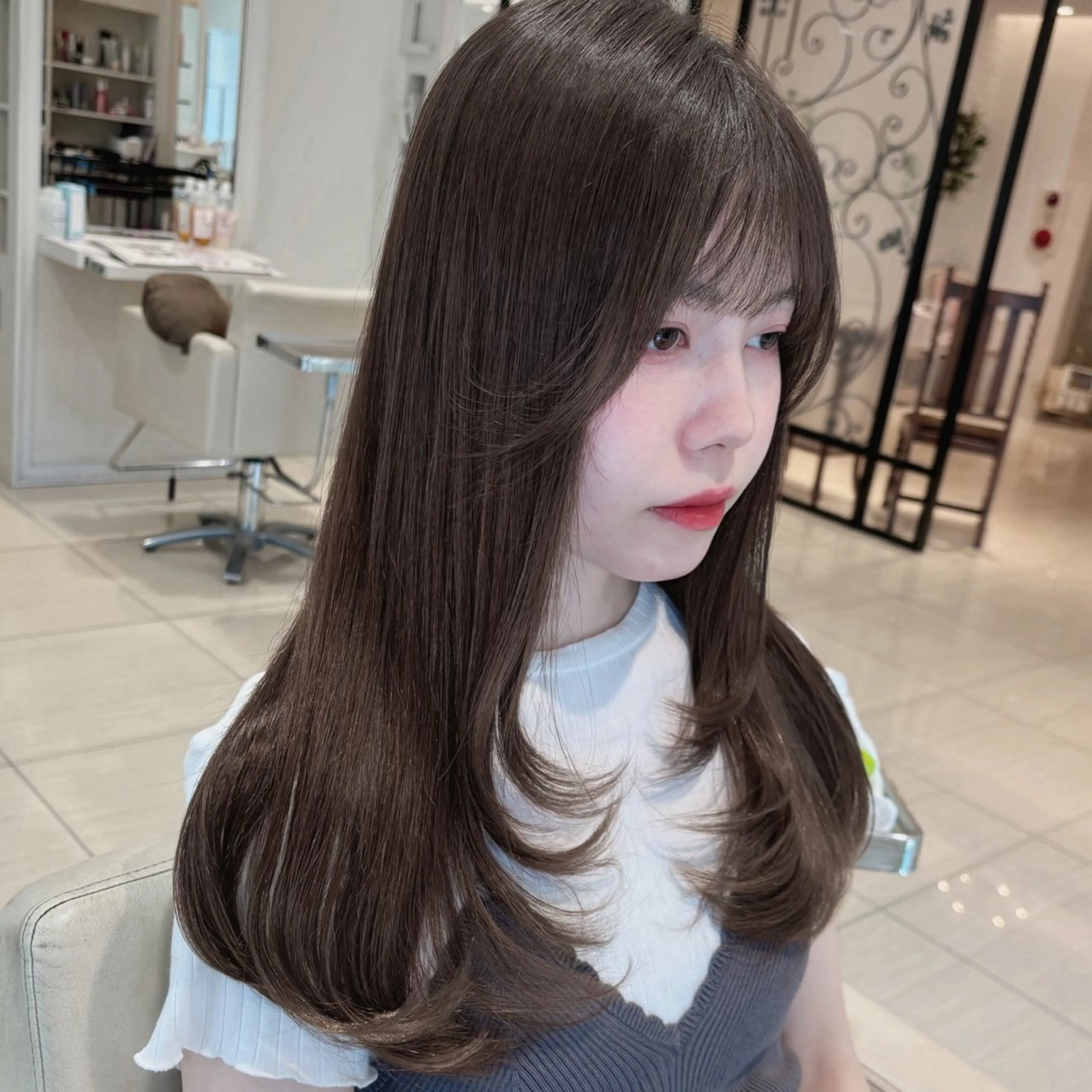 ロング 中韓𝐌𝐈𝐗🩶 𝐘𝐔𝐊𝐀のヘアスタイル