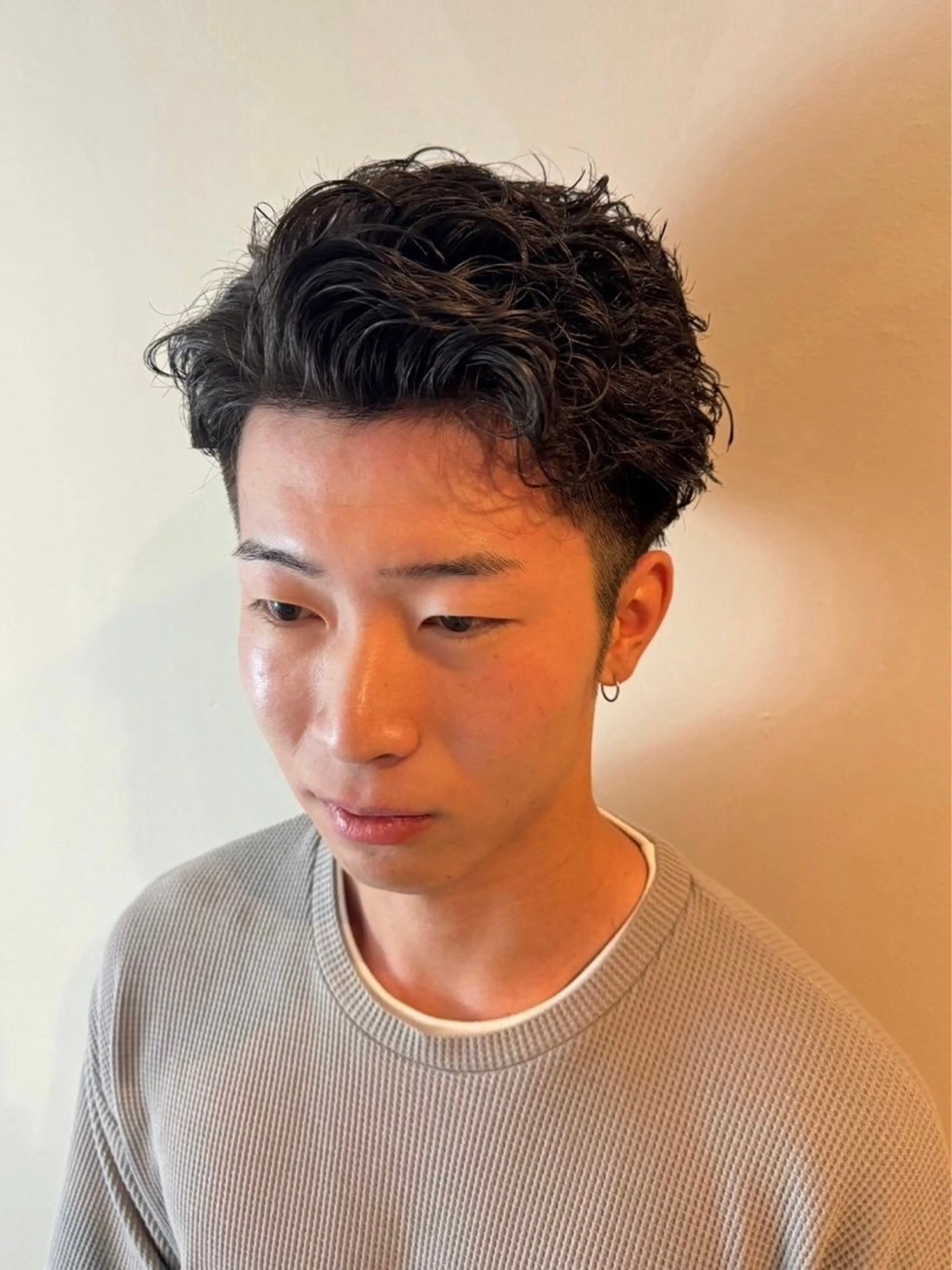 ミディアム まえひら じおんのヘアスタイル
