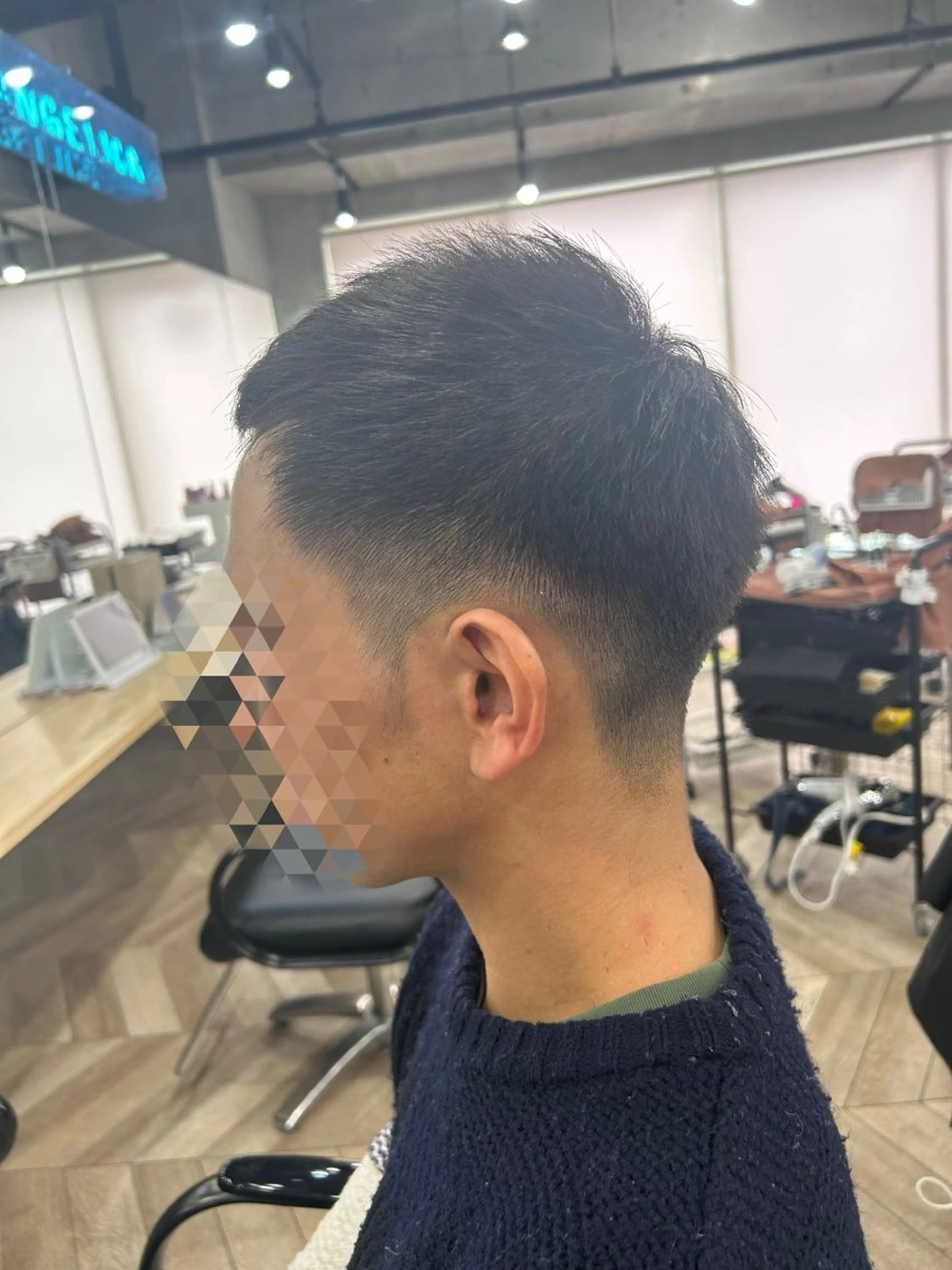 ショート メンズ 刈り上げ ANGELICA難波 yu-naのヘアスタイル