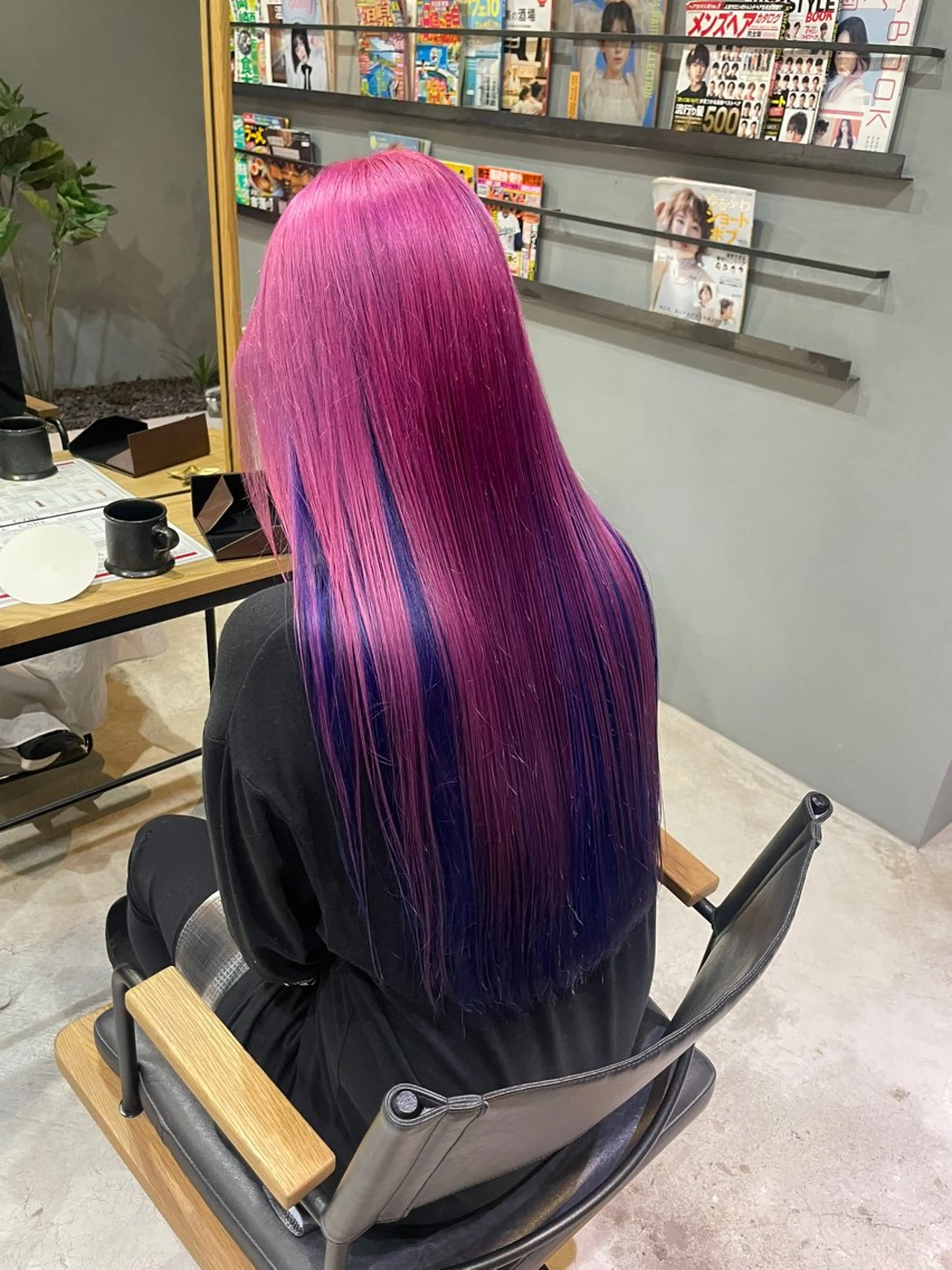 ロング カラー ヘアカラー トリートメント 透明感/艶髪カラー/ 韓国/rinaのヘアスタイル