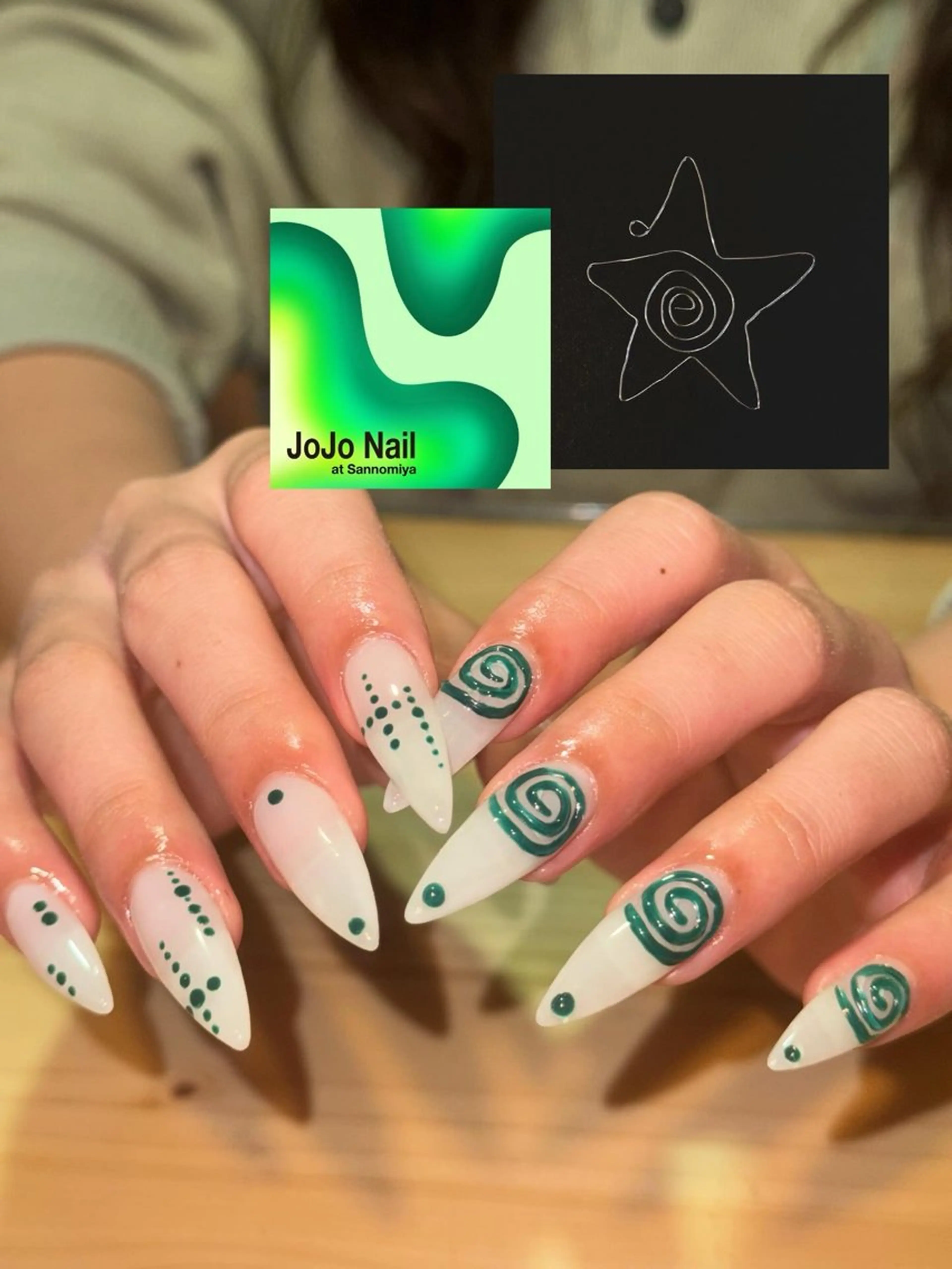 ネイル アートネイル ハンドネイル MIYU.Y /JOJO@三宮のネイルデザイン