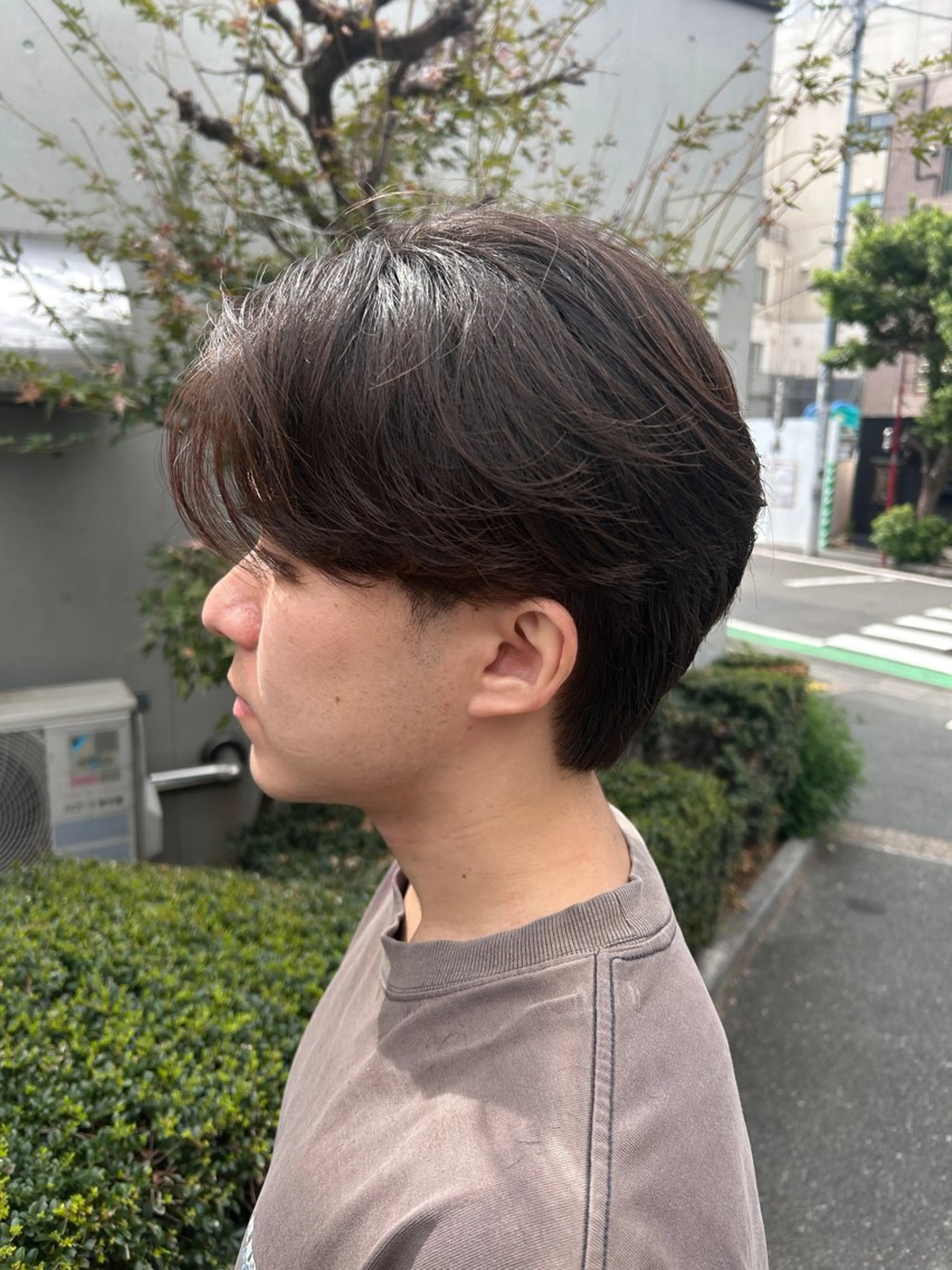 パーマ メンズ パーマ TSUMUGI ／カラー🎀のヘアスタイル