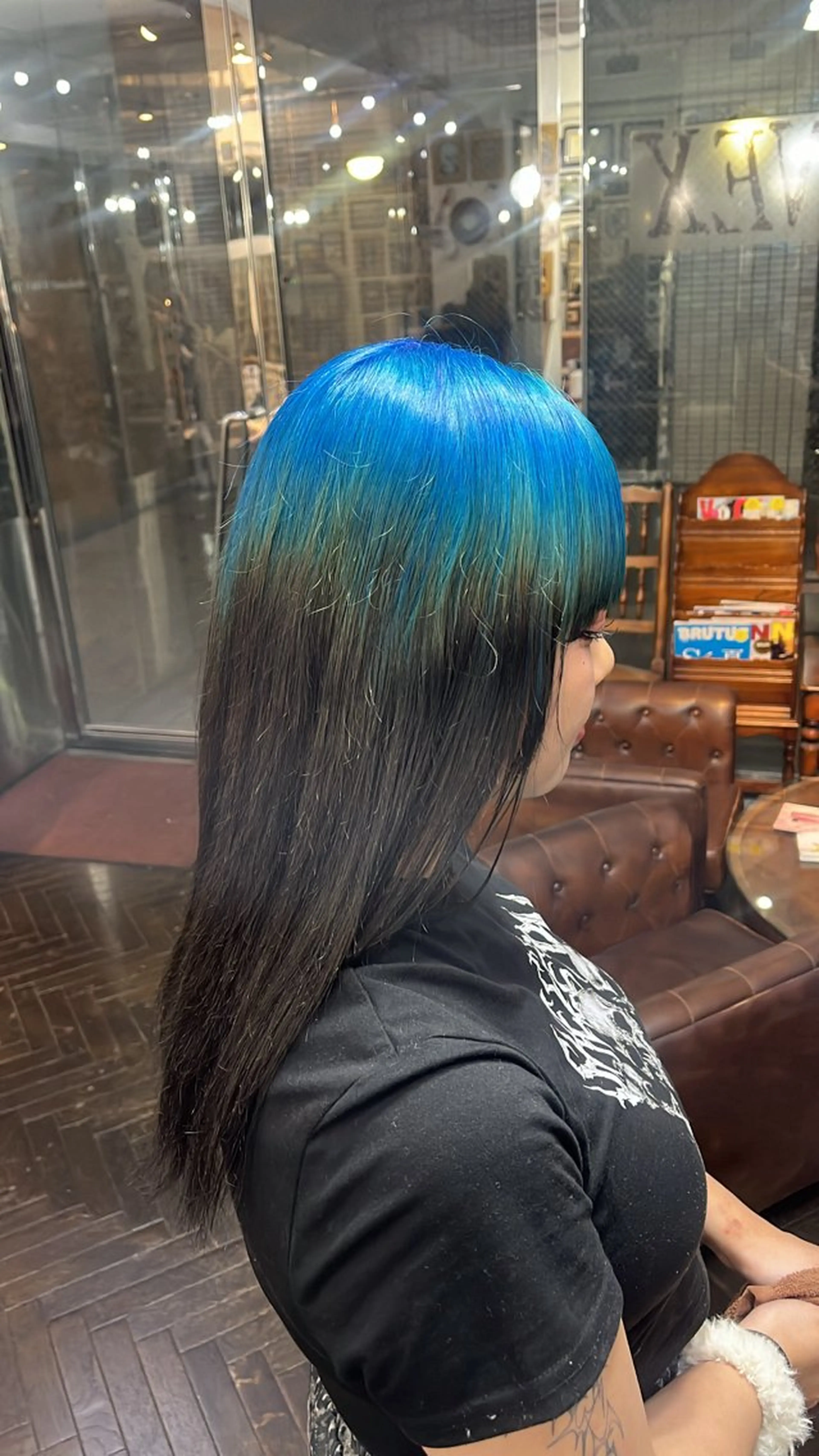 ミディアム ヘアカラー デザインカラー/ ブリーチ/コーンロウのヘアスタイル