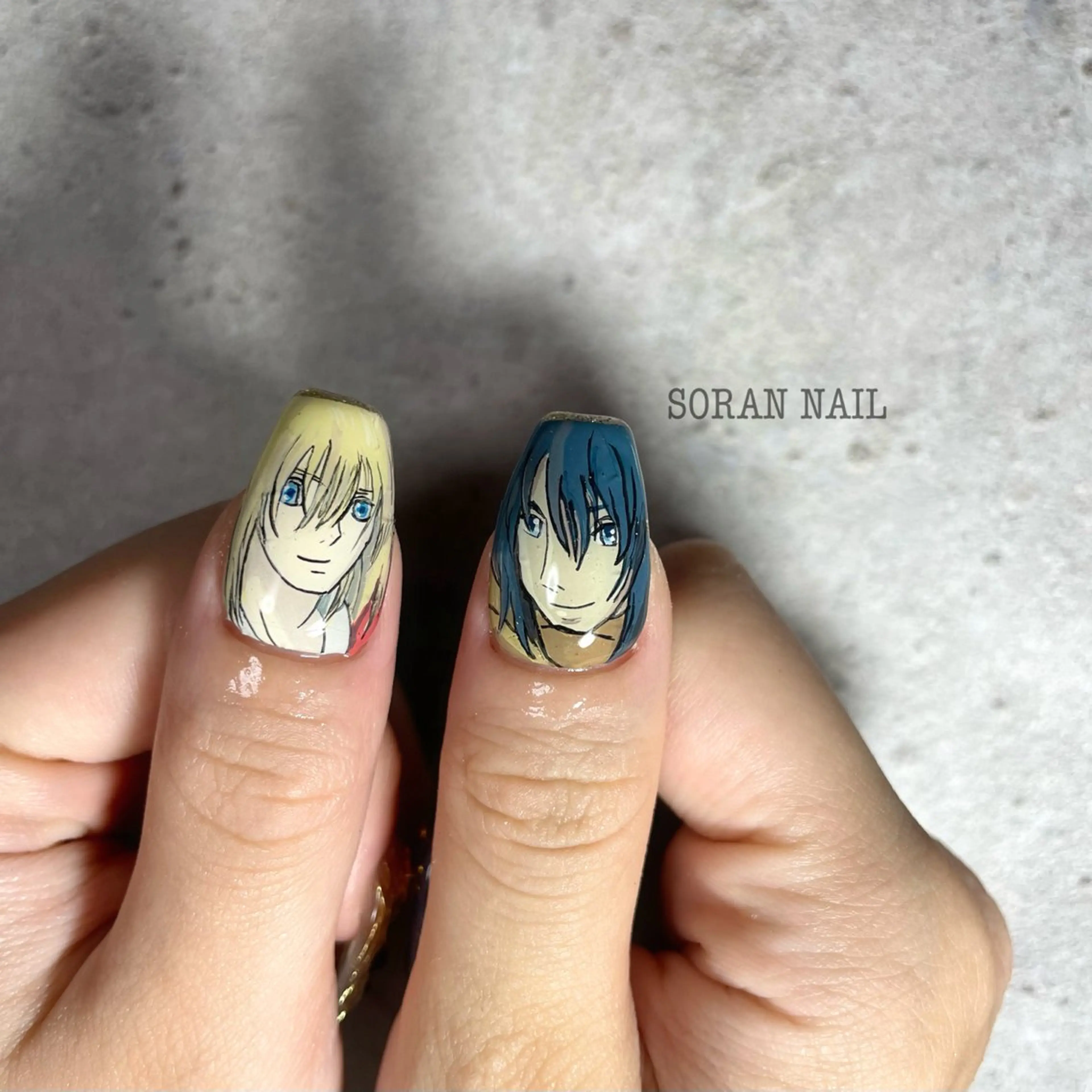 ハンドネイル フットネイル soran nailのネイルデザイン