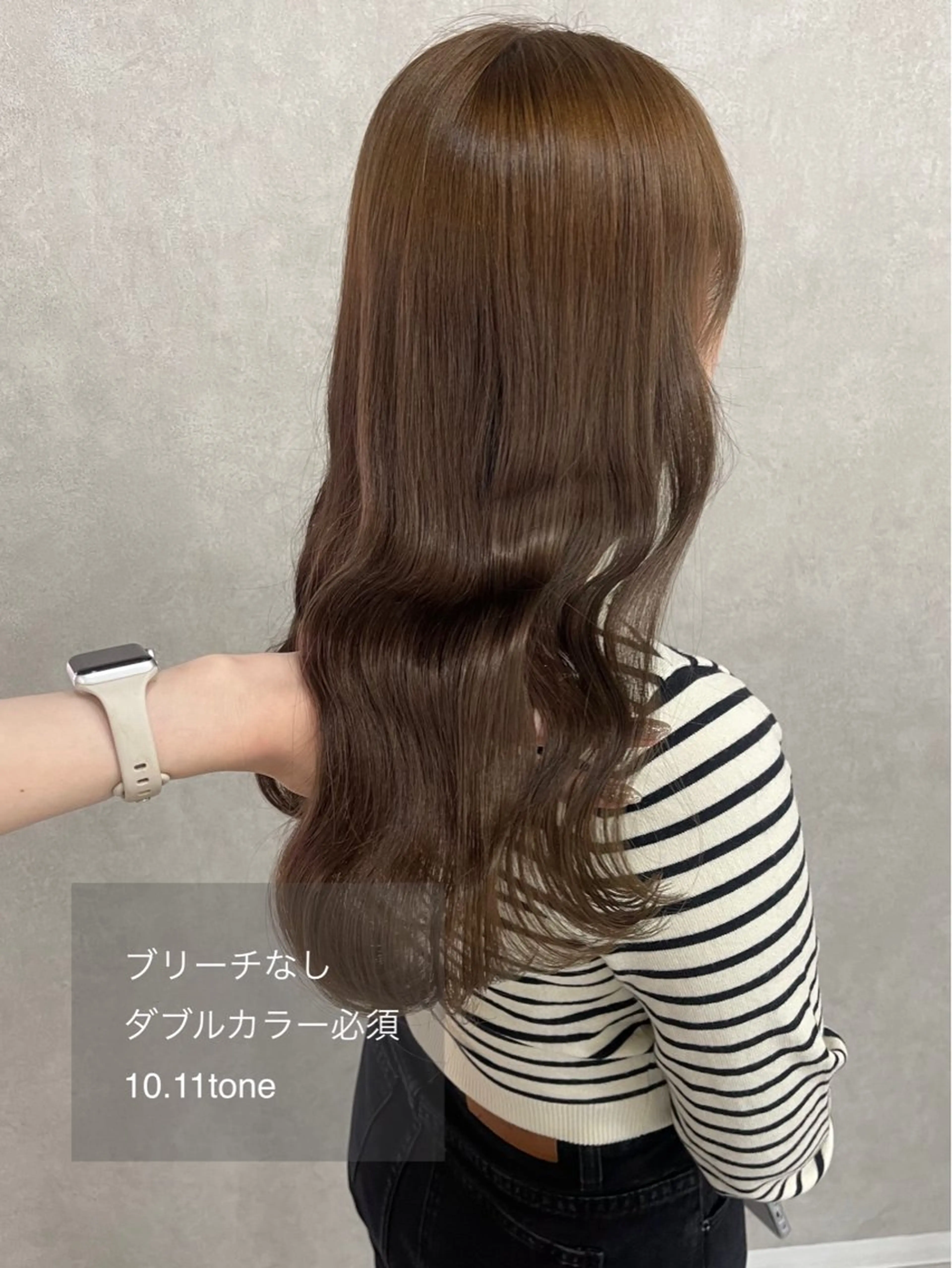 ロング カラー ベージュカラー ヘアカラー トリートメント 盛れる顔まわり✨🎀 モテカラー別所好葉のヘアスタイル