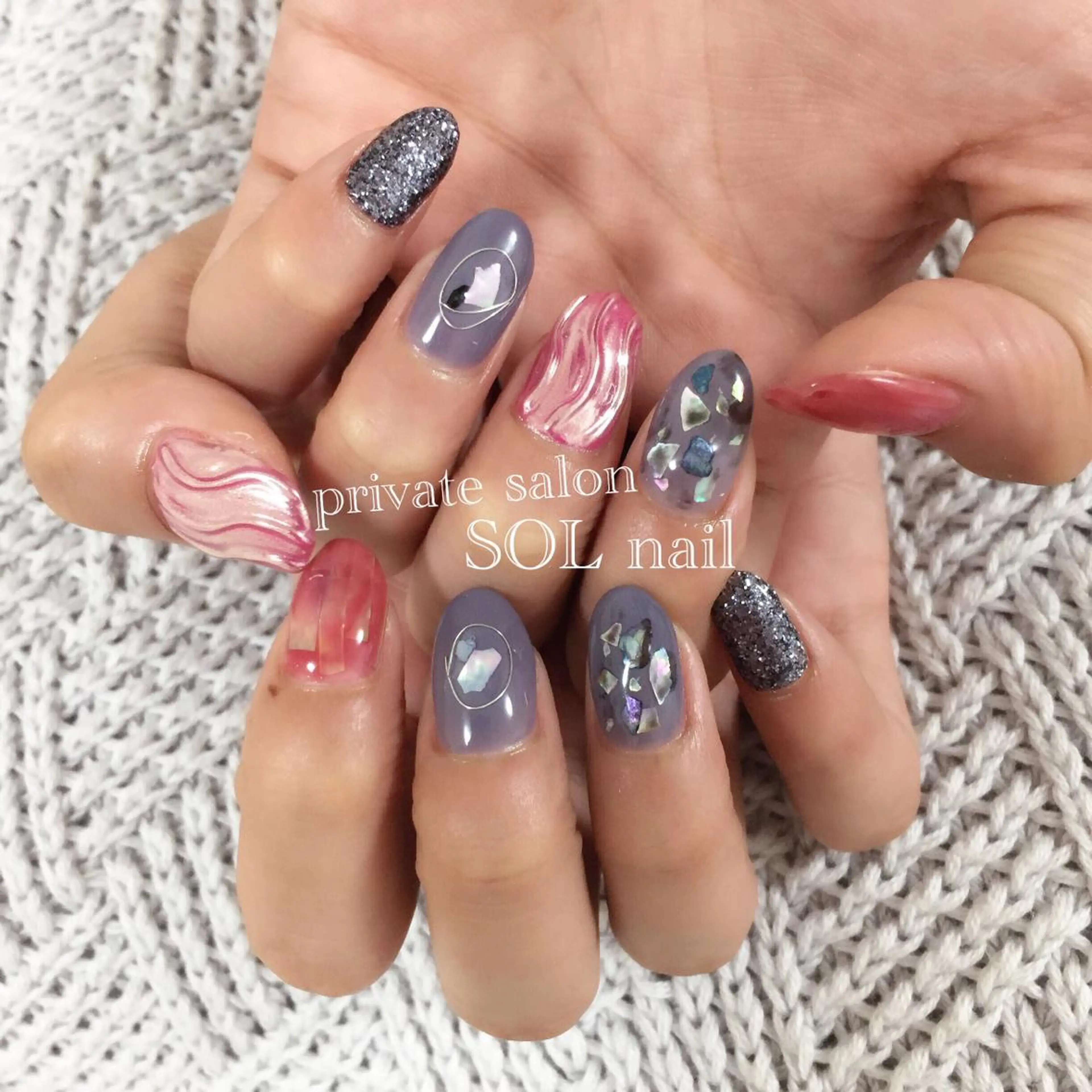 ネイル SOL NAILのネイルデザイン
