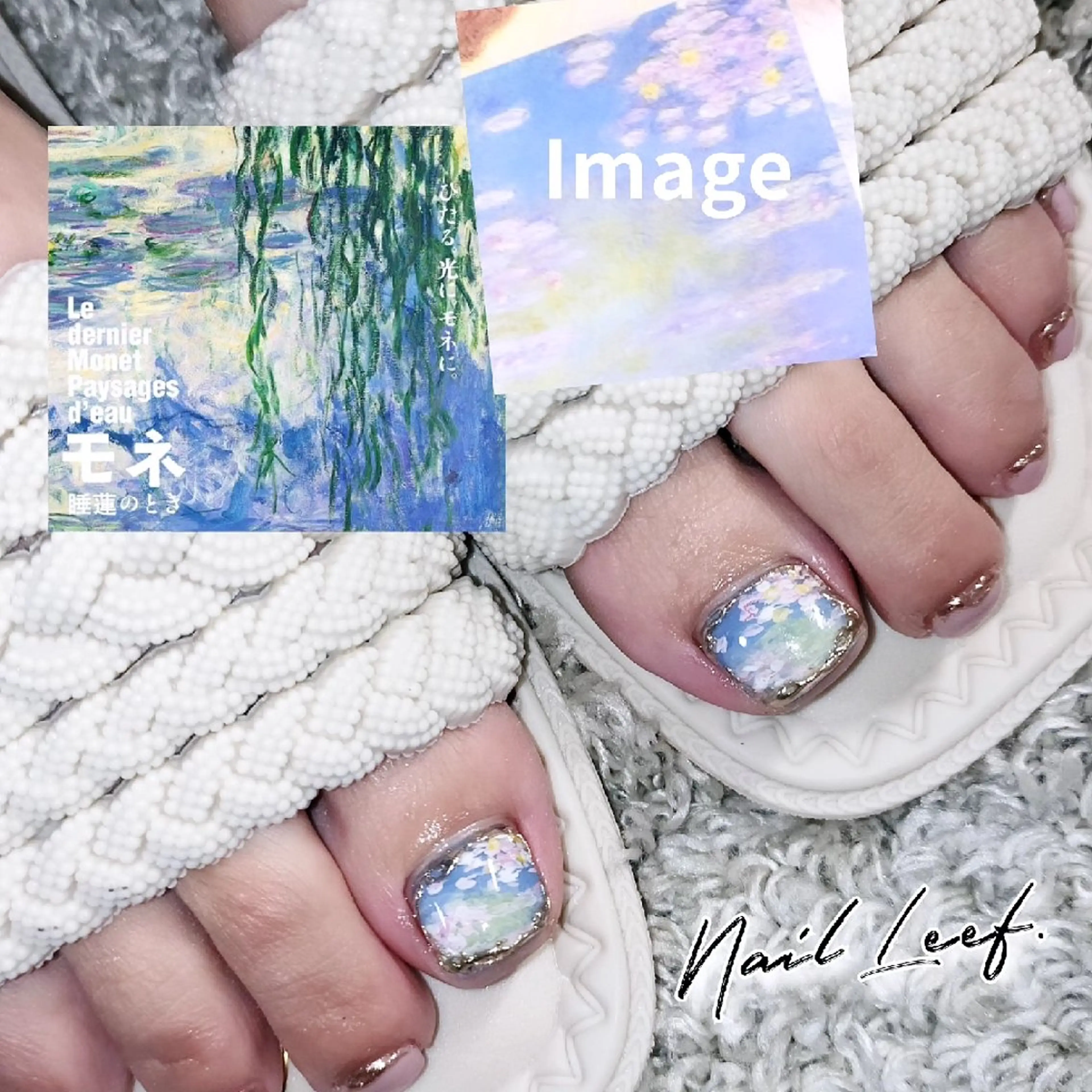 ネイル フットネイル Nail leef《リーフ》所属・kahosan 𓆉のネイルデザイン