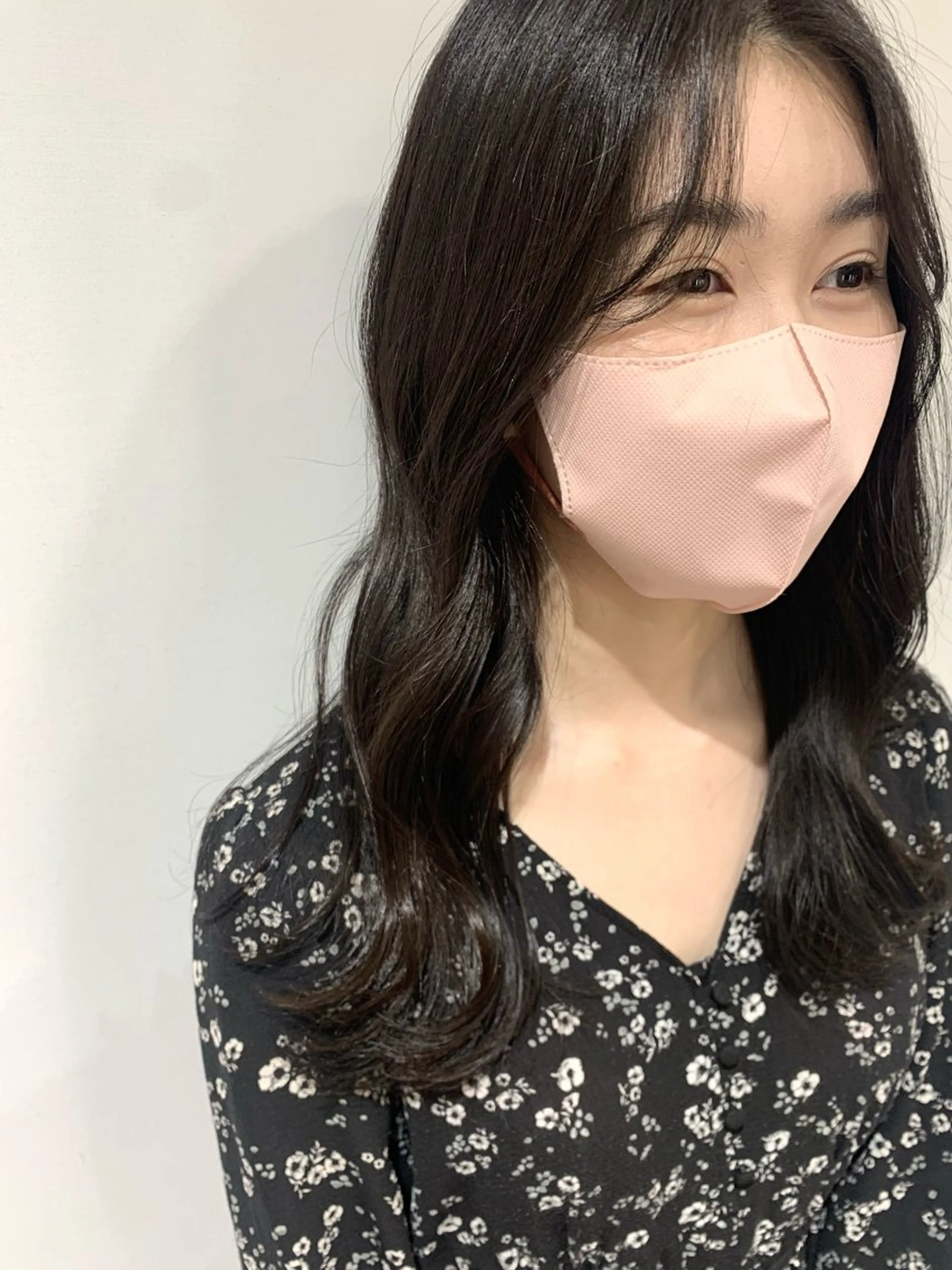 ミディアム カラー カット ヘアカラー トリートメント 松浦ゆずき 韓国/ 診断/ダウンパーマのヘアスタイル