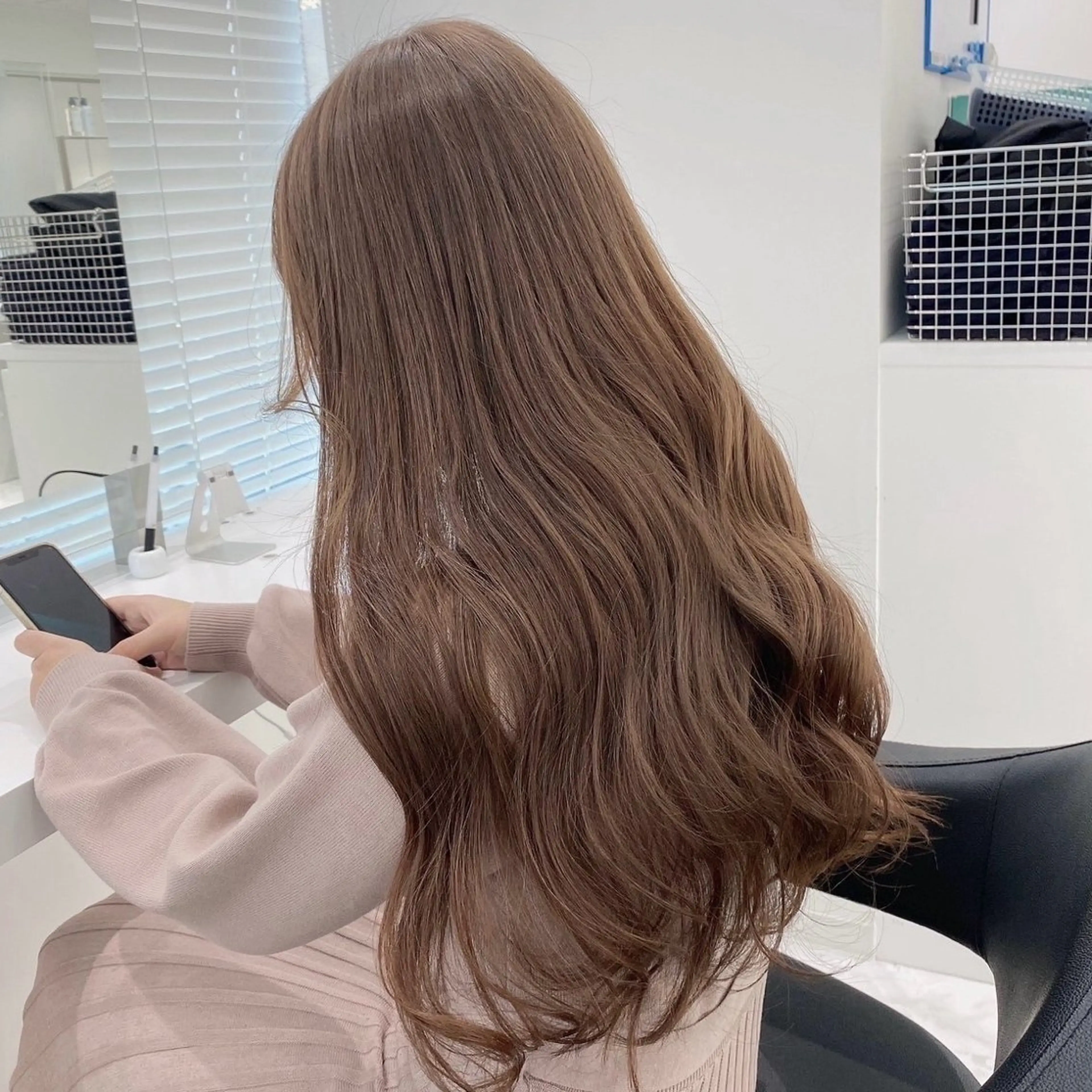 カラー 🤍海外girl🤍 ベージュ/ALISAのヘアスタイル