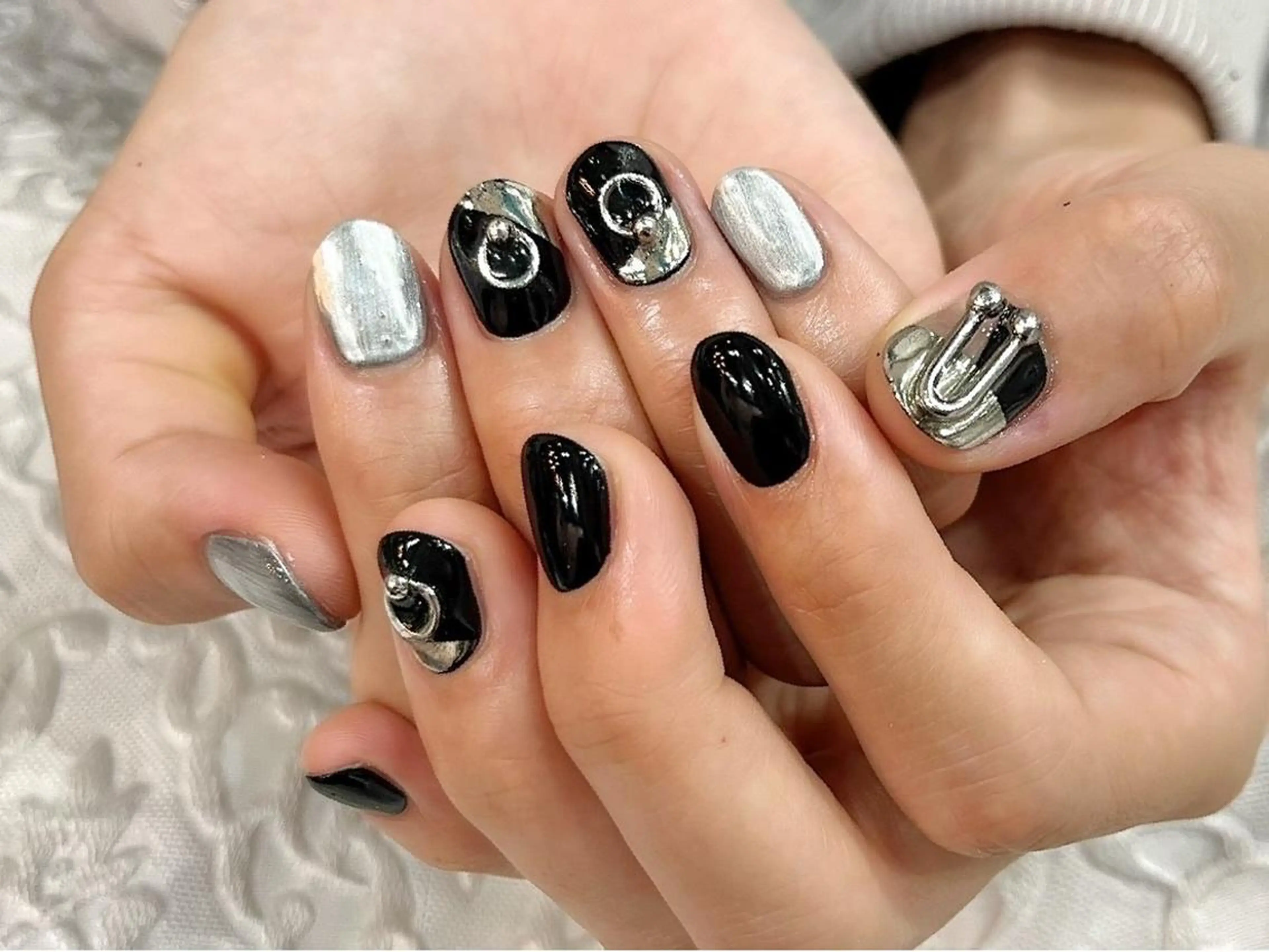 ★メンズネイル★2本アート乗せ放題¥8800の写真