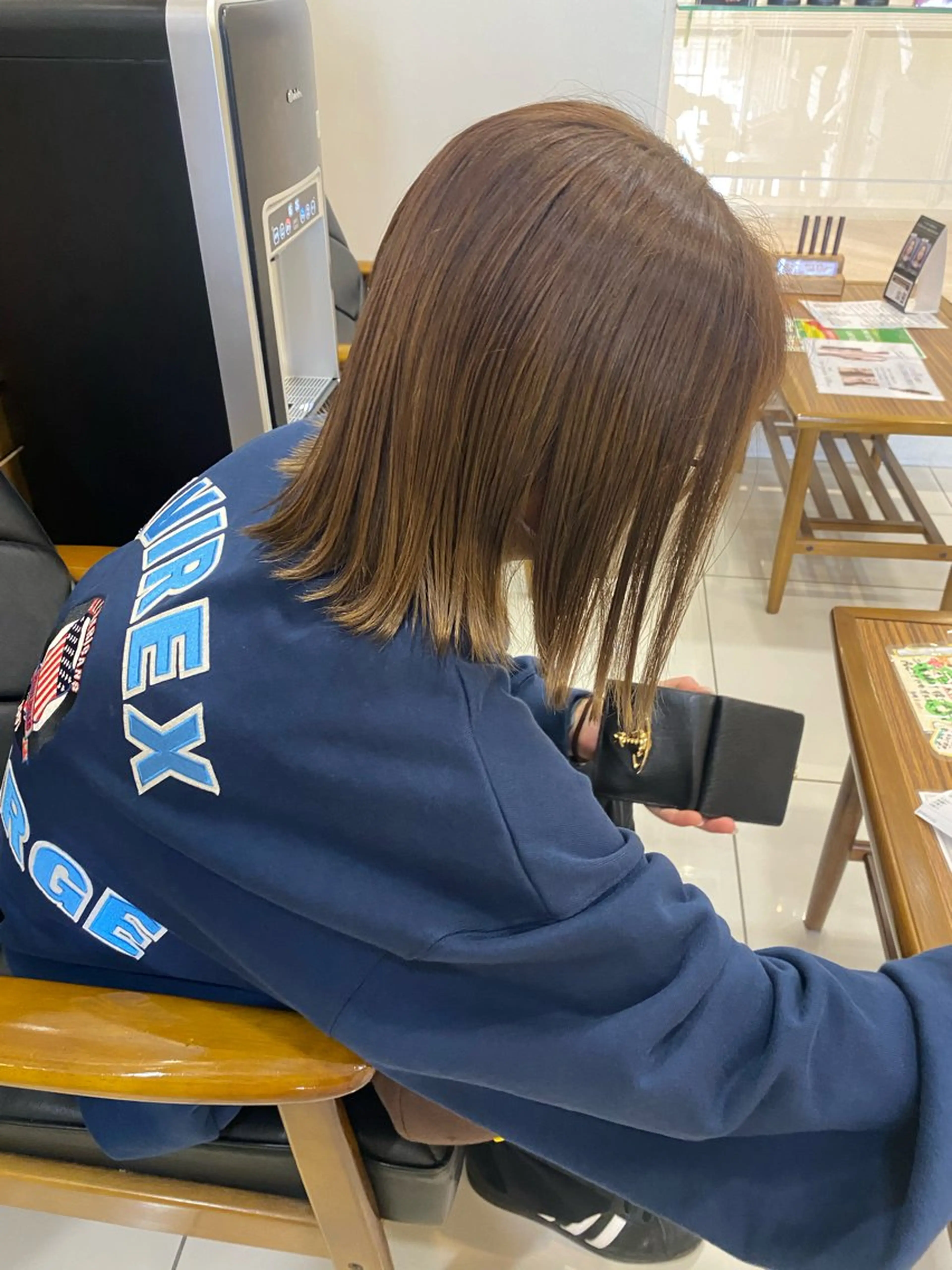 ミディアム カラー riho/ブリーチ/ デザインカラー/辻堂のヘアスタイル