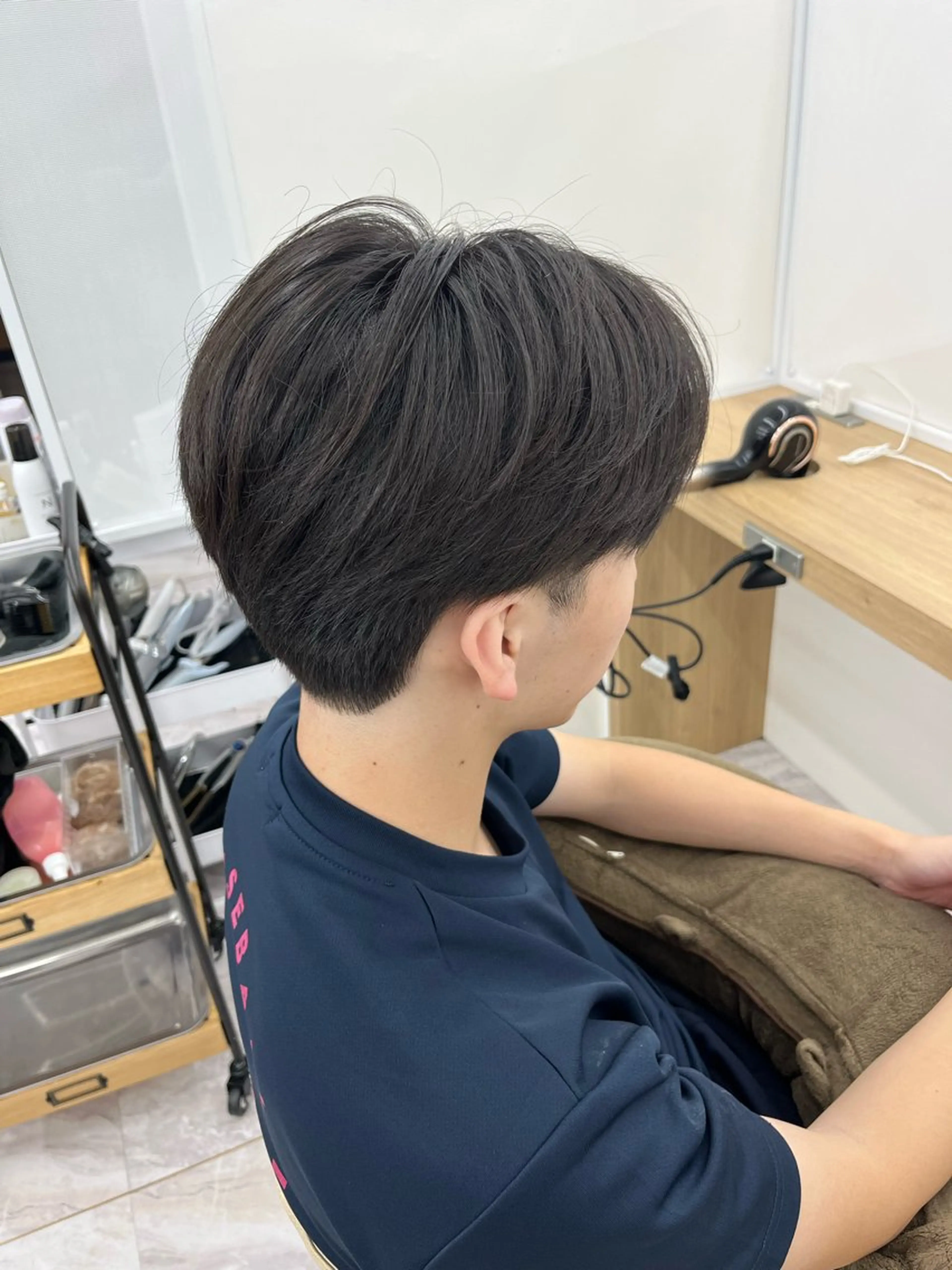 ショート メンズ カット メンズパーマモデル ／浅野未来🌼.*のヘアスタイル