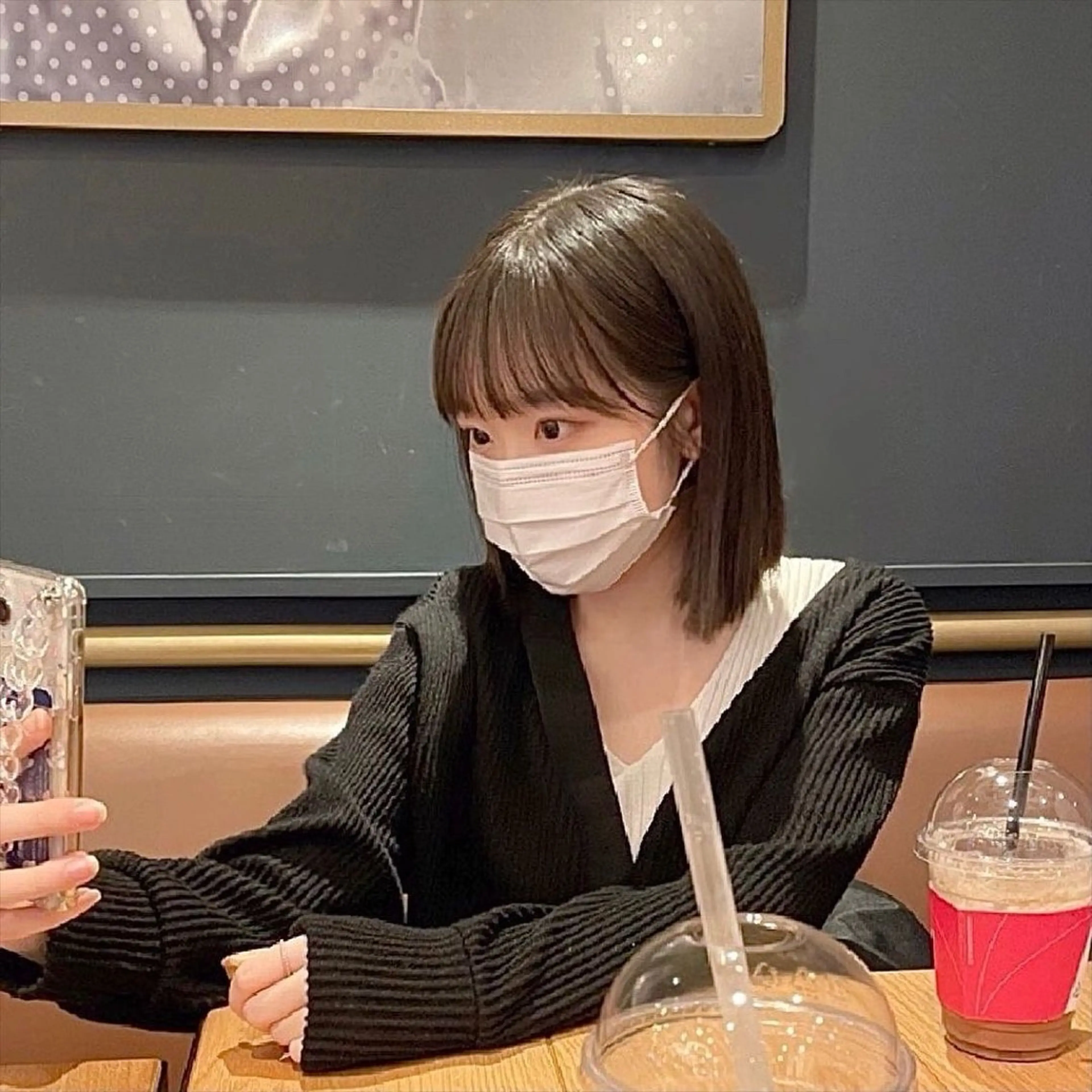 ショート カラー カット トリートメント 莉乃/縮毛矯正/髪質 改善/艶カラーのヘアスタイル