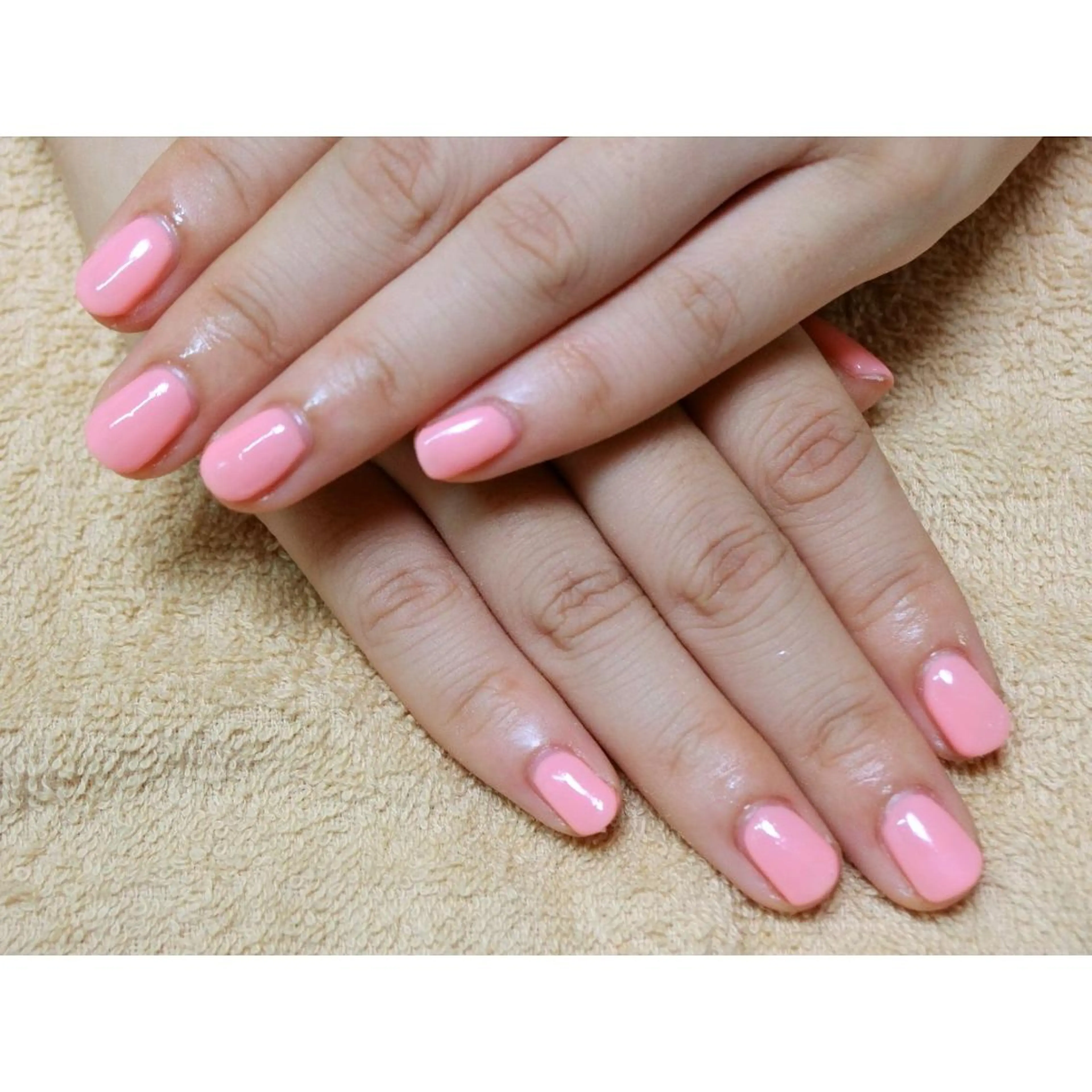 ネイル ワンカラーネイル 痛ネイル/ワンホン/ フィルイン/長さだしのネイルデザイン