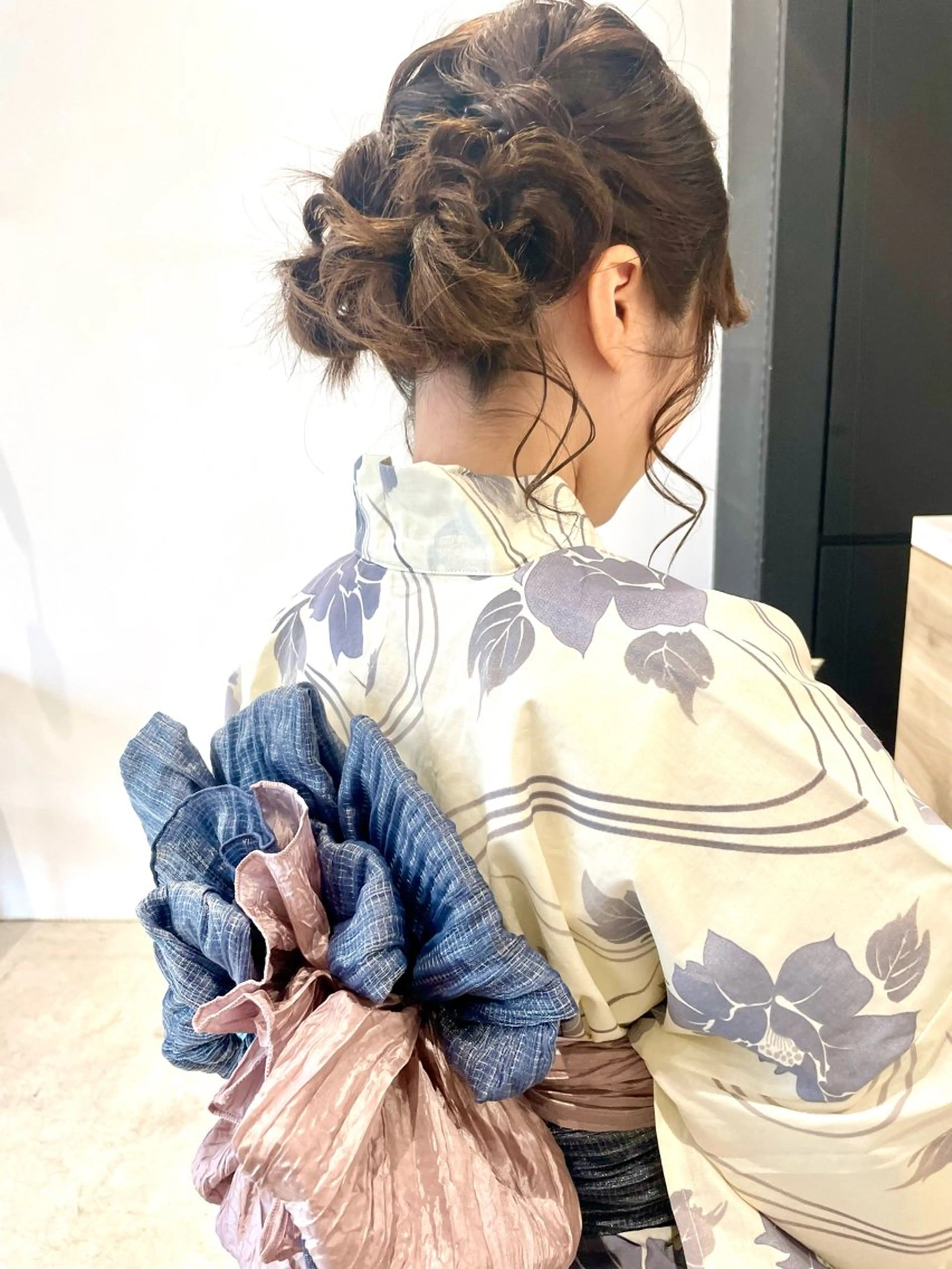🍧🎐浴衣着付けandヘアアレンジ👘🌟の写真