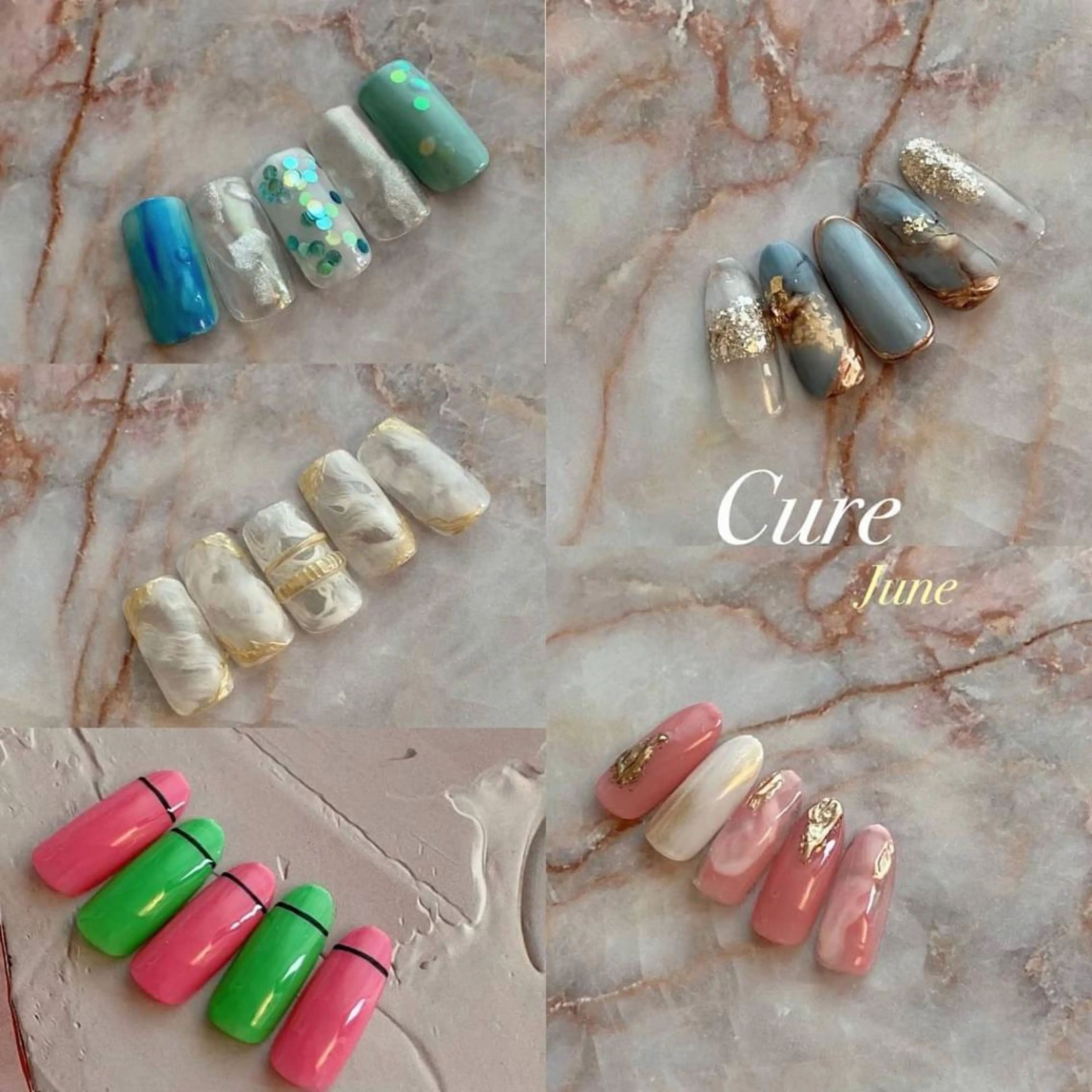 ネイル アートネイル Nail&まつげエクステsalon cure-キュア-所属・今野 薫のネイルデザイン