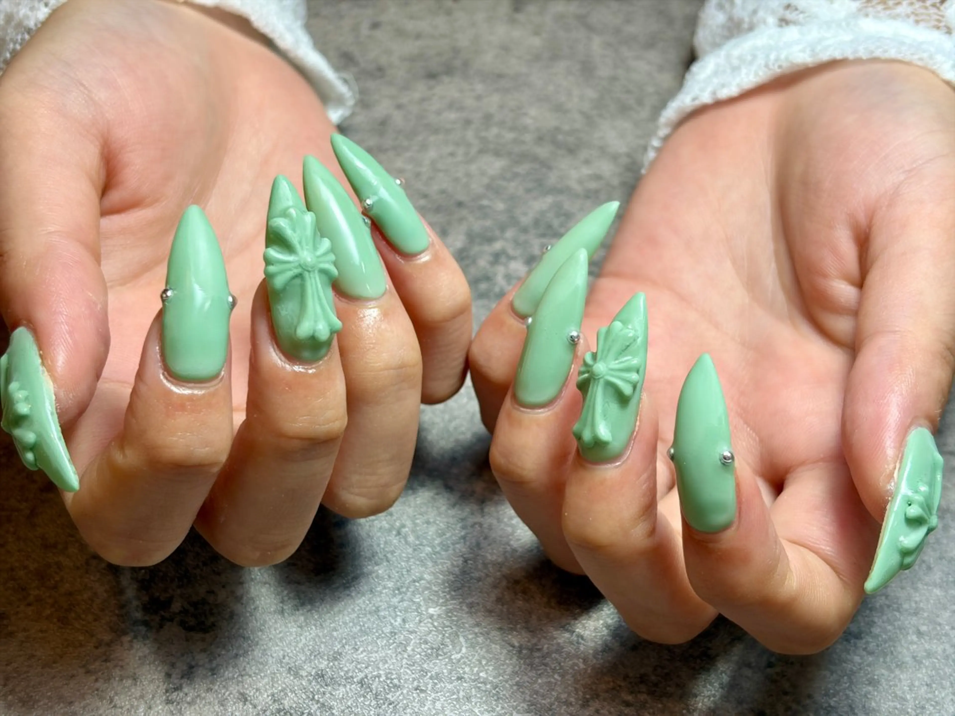 ネイル ハンドネイル フットネイル GéRanium Harukaのネイルデザイン