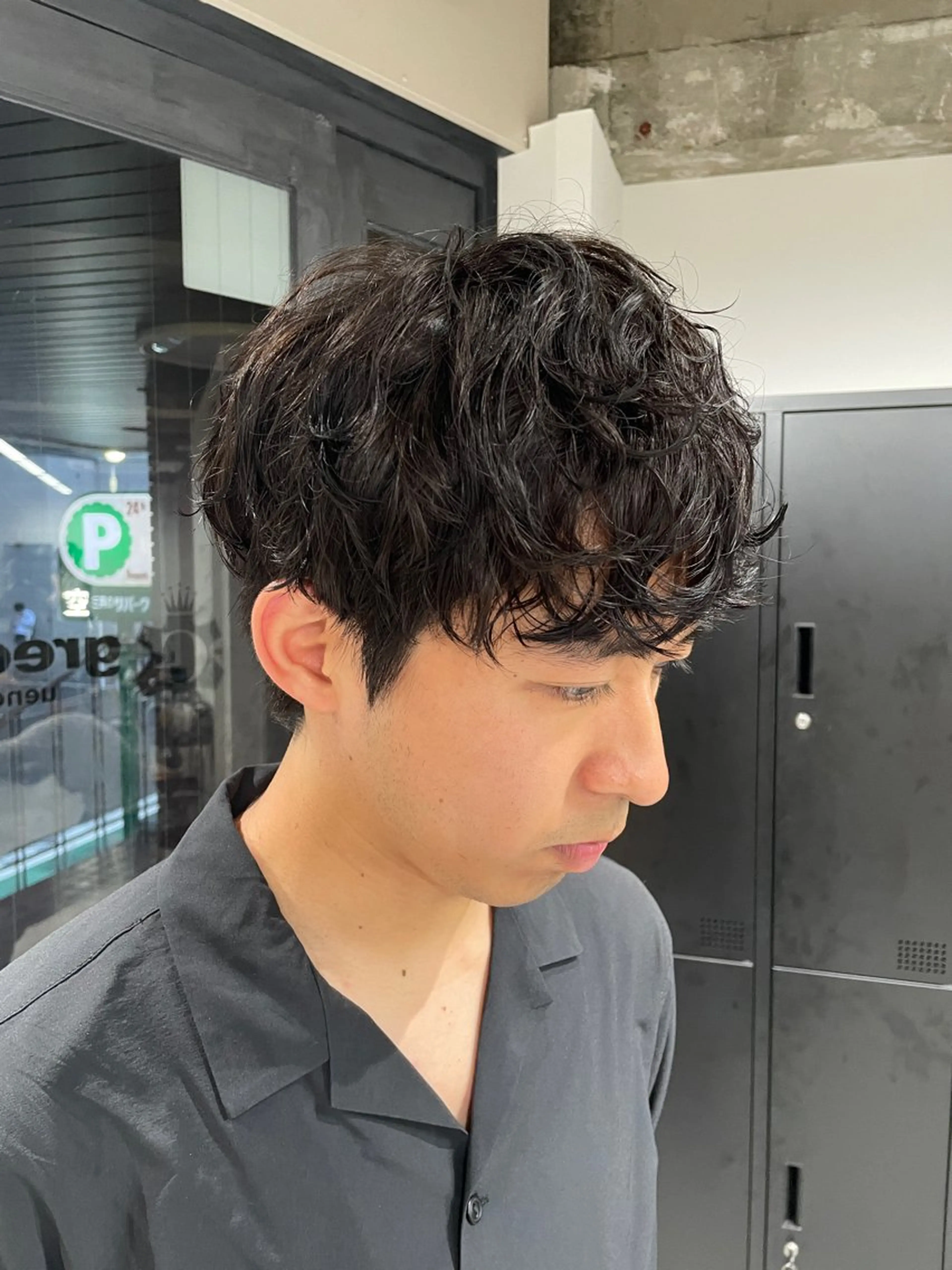 パーマ メンズ メンズパーマ ニュアンスパーマ ルカ/ ムードカット🍓のヘアスタイル