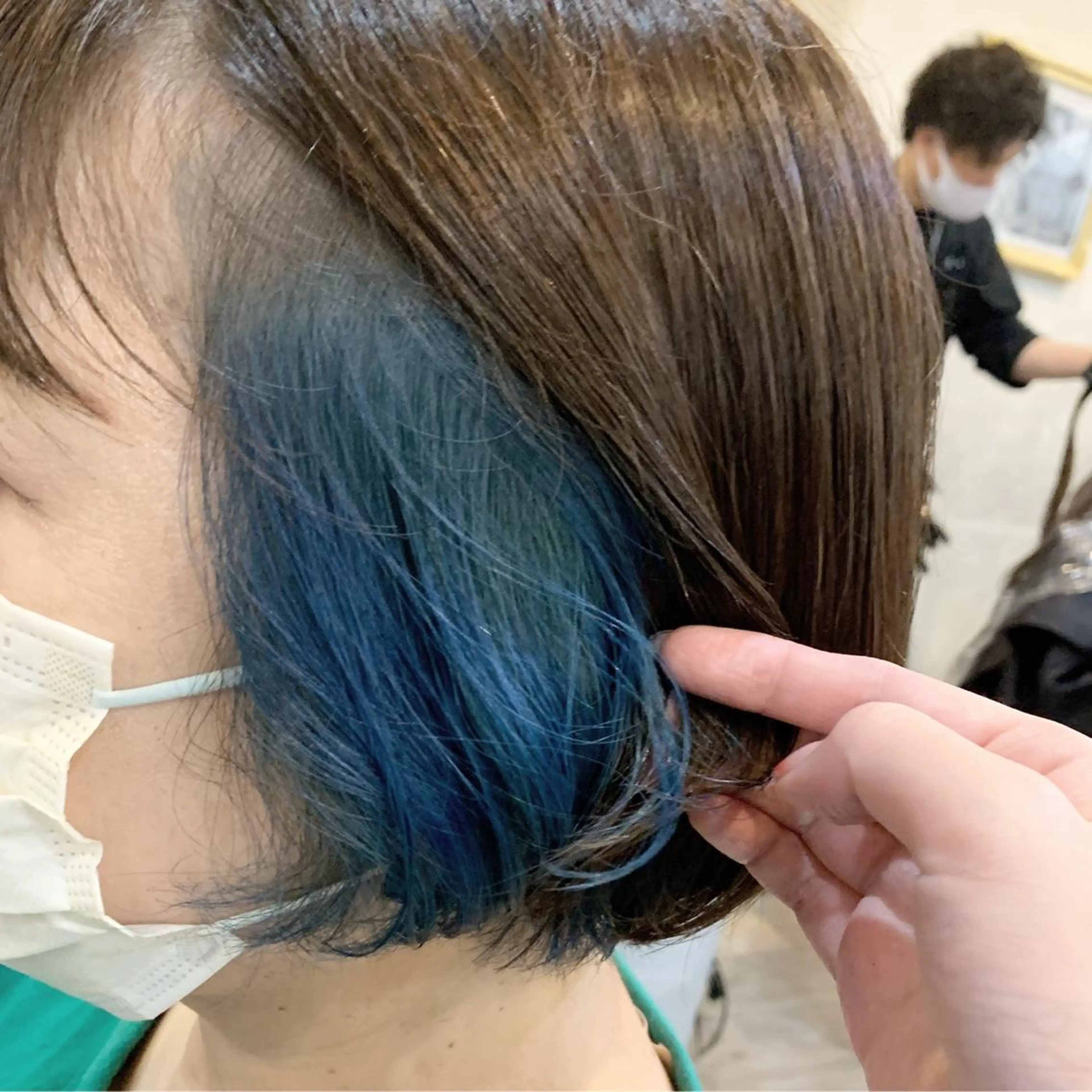 カラー number天王寺 ほたるのヘアスタイル