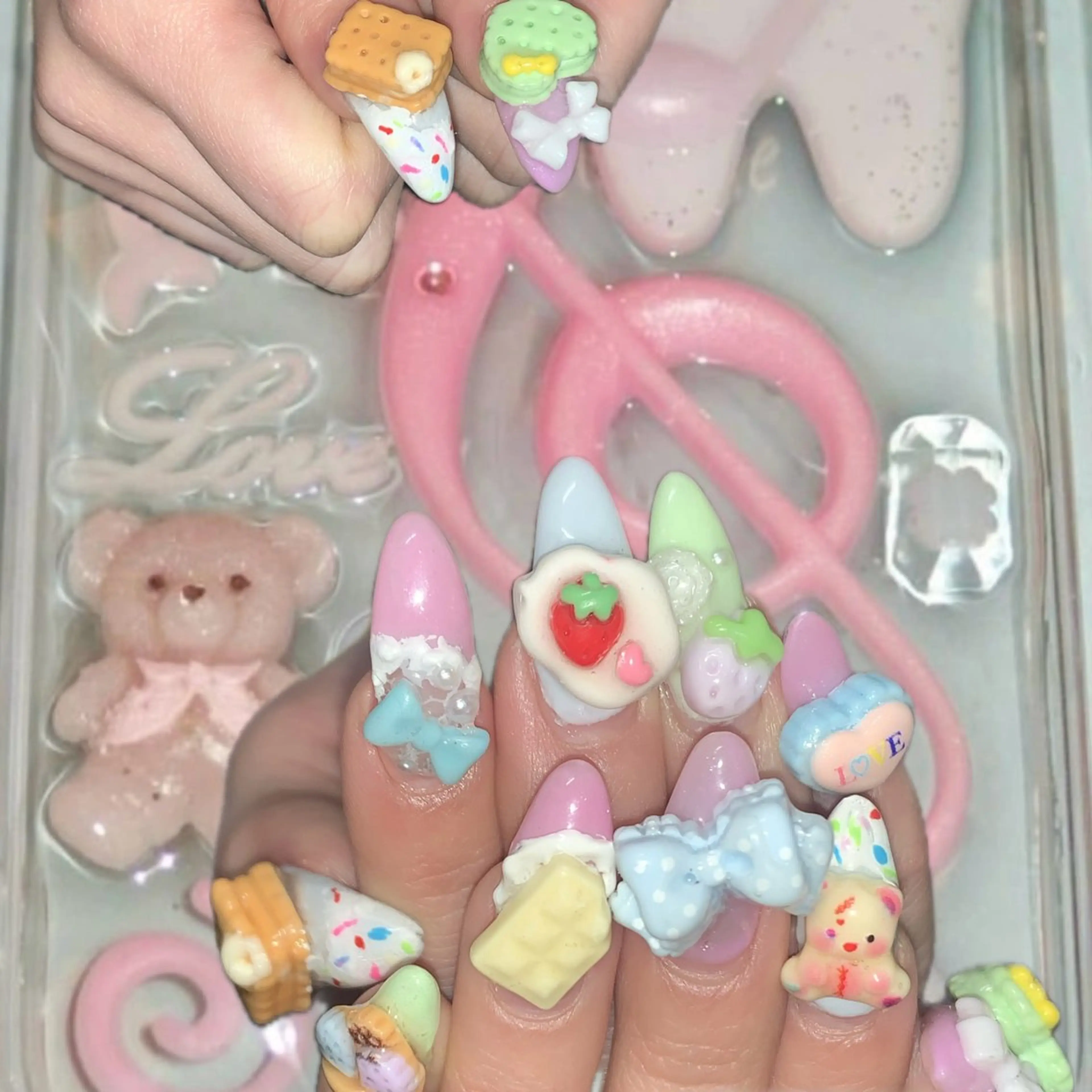 apres 長さだし＋フルアート🧚の写真