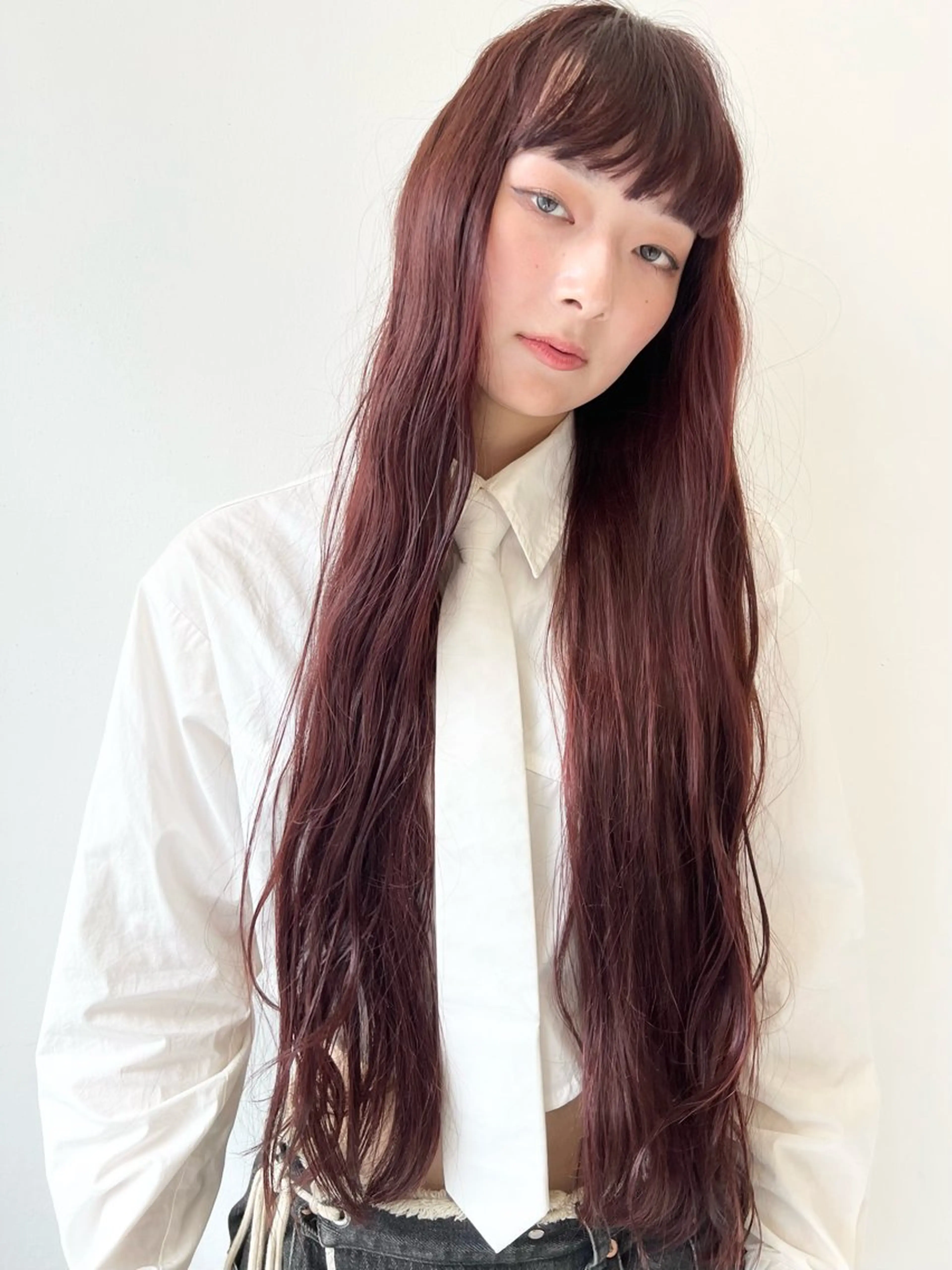 ロング カラー カット ヘアカラー トリートメント HARU//原宿🤍 リピート率NO.1のヘアスタイル