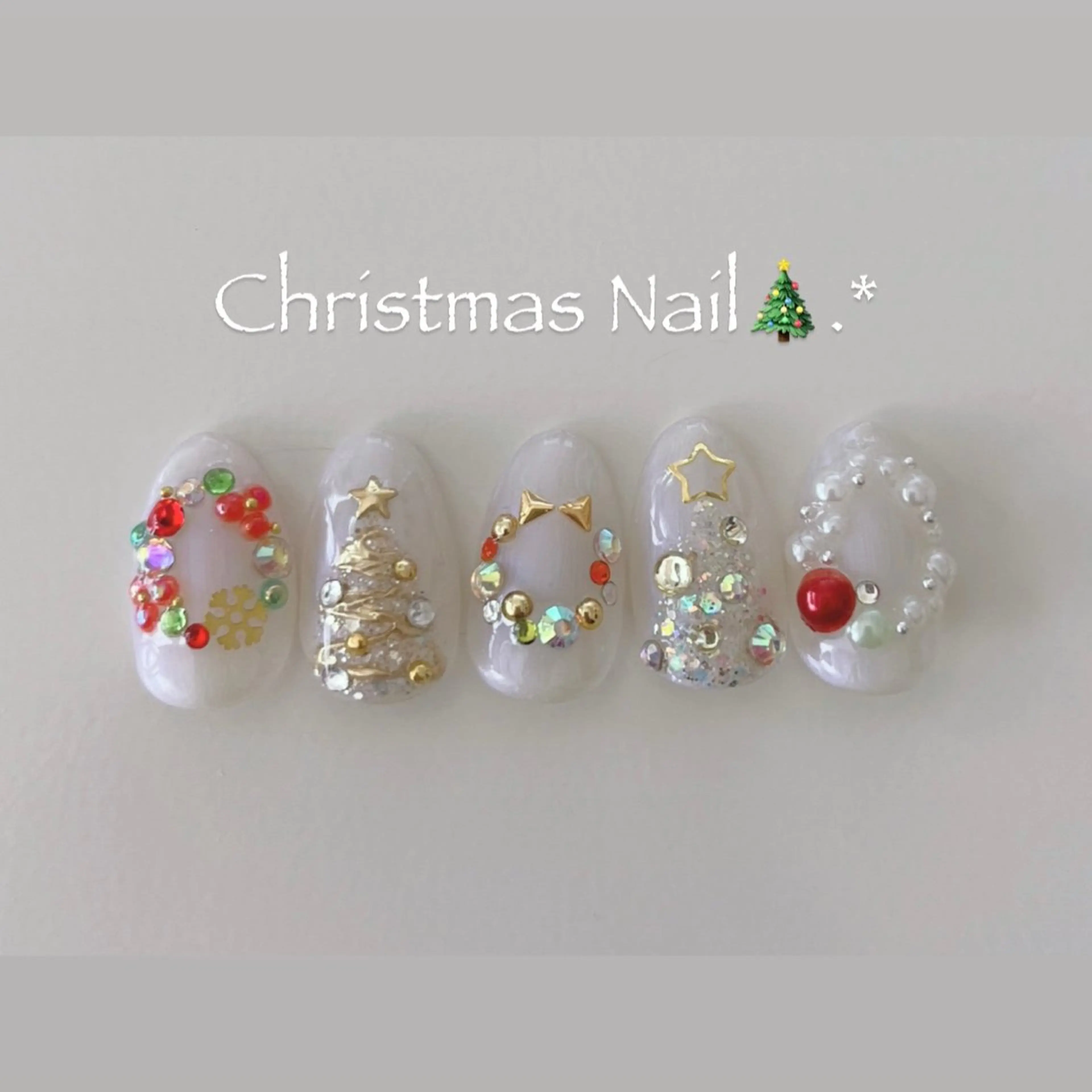 ネイル 冬ネイル クリスマス ハンドネイル プライベートサロン BERRY所属・プライベートサロン BERRYのエステ・リラクイメージ