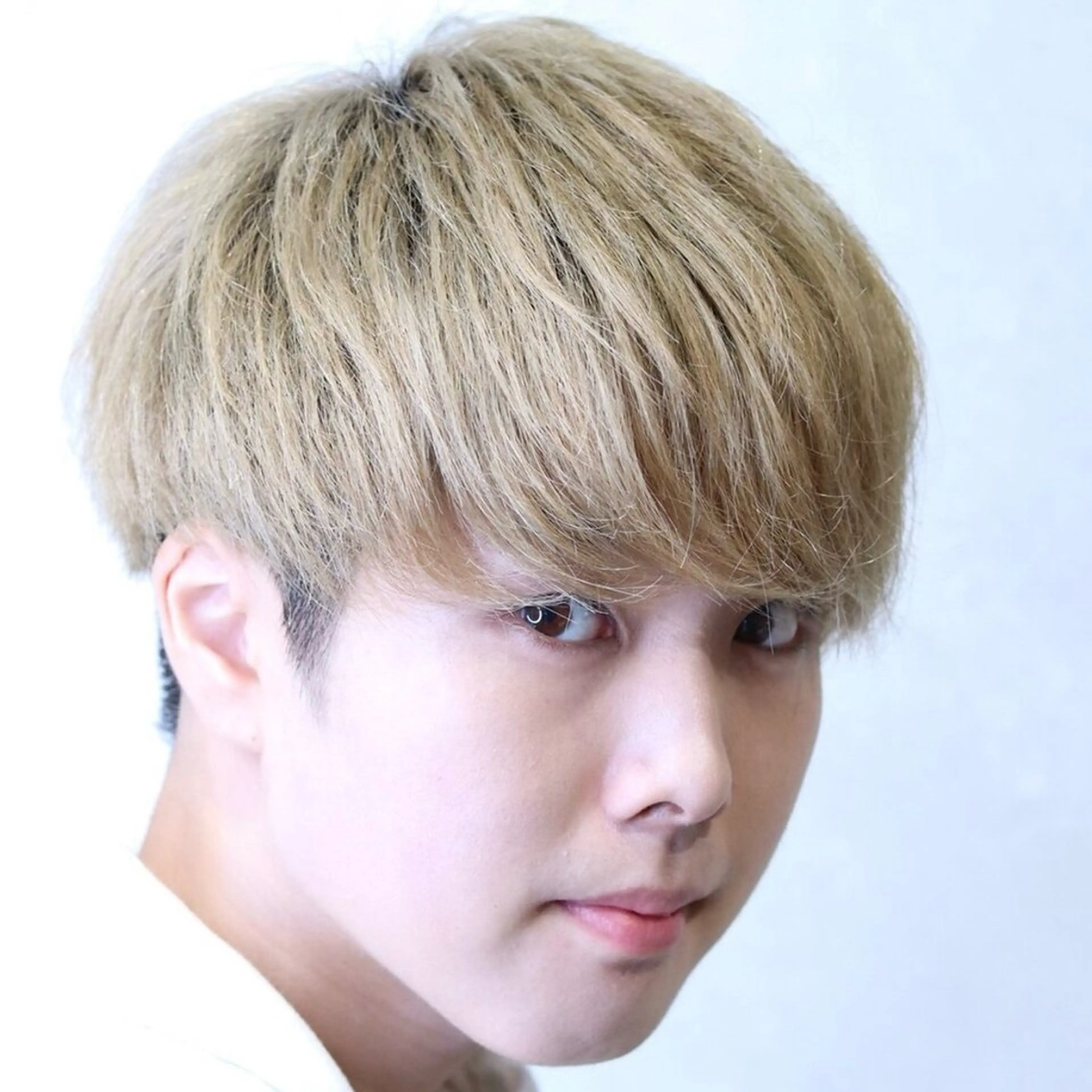 カラー メンズ マッシュ カット メンズ特化/パーマ/ ブリーチ/福島 千颯のヘアスタイル