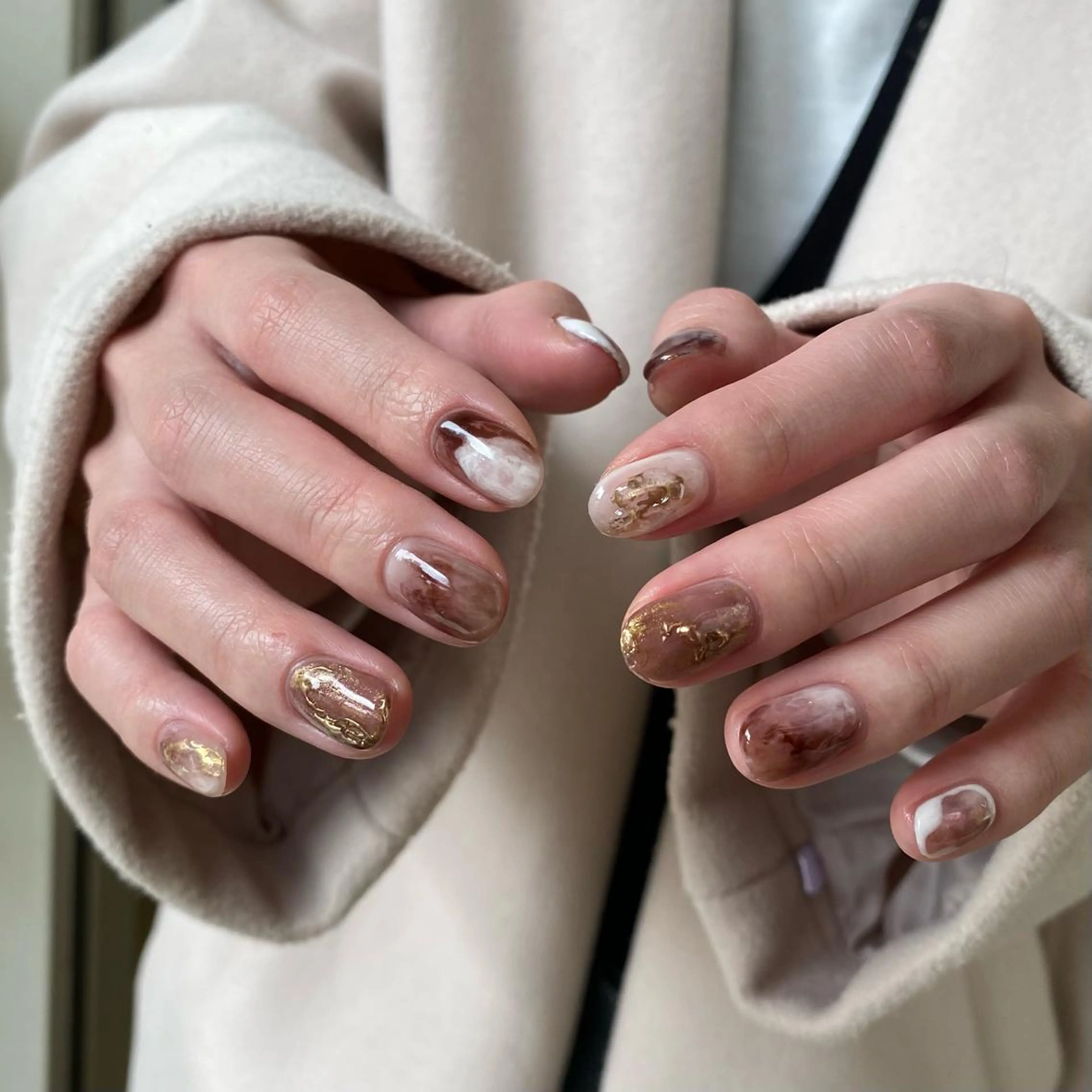 ネイル ピンク ハンドネイル nable.所属・栗林 実莉のネイルデザイン