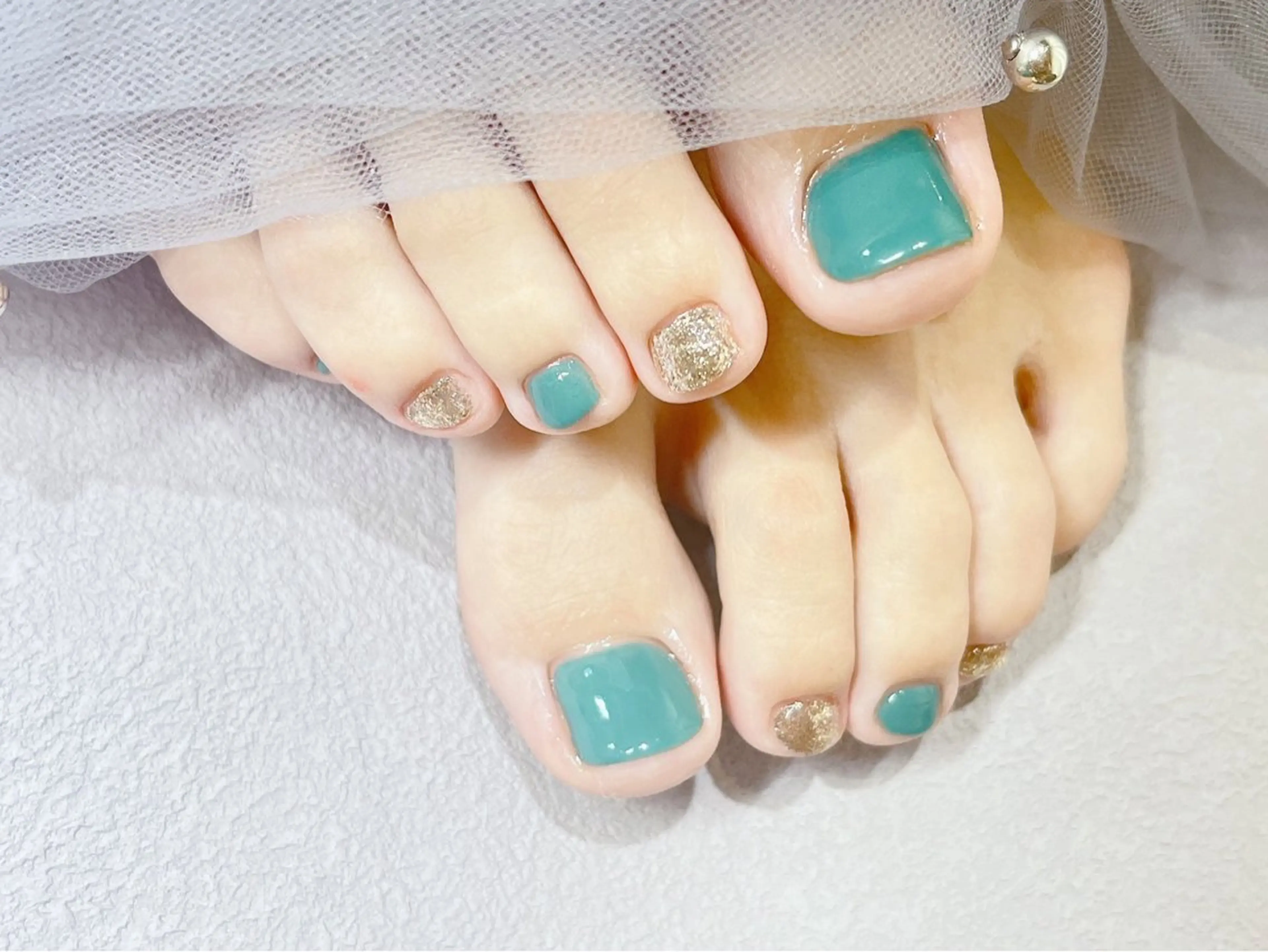 フットジェルワンカラー　オフ無料の写真