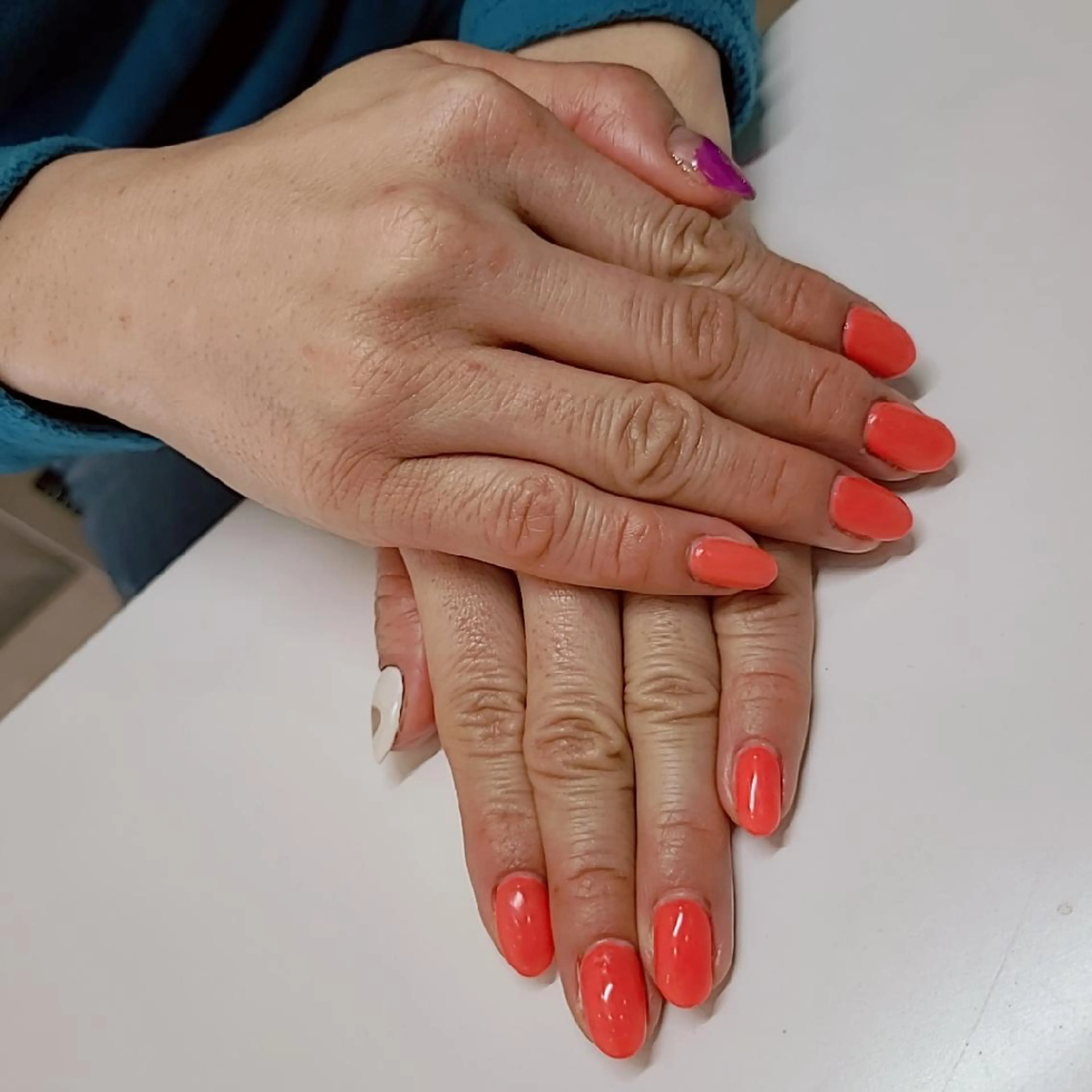 ネイル フレンチネイル ワンカラーネイル セプトアカデミー まいのネイルデザイン