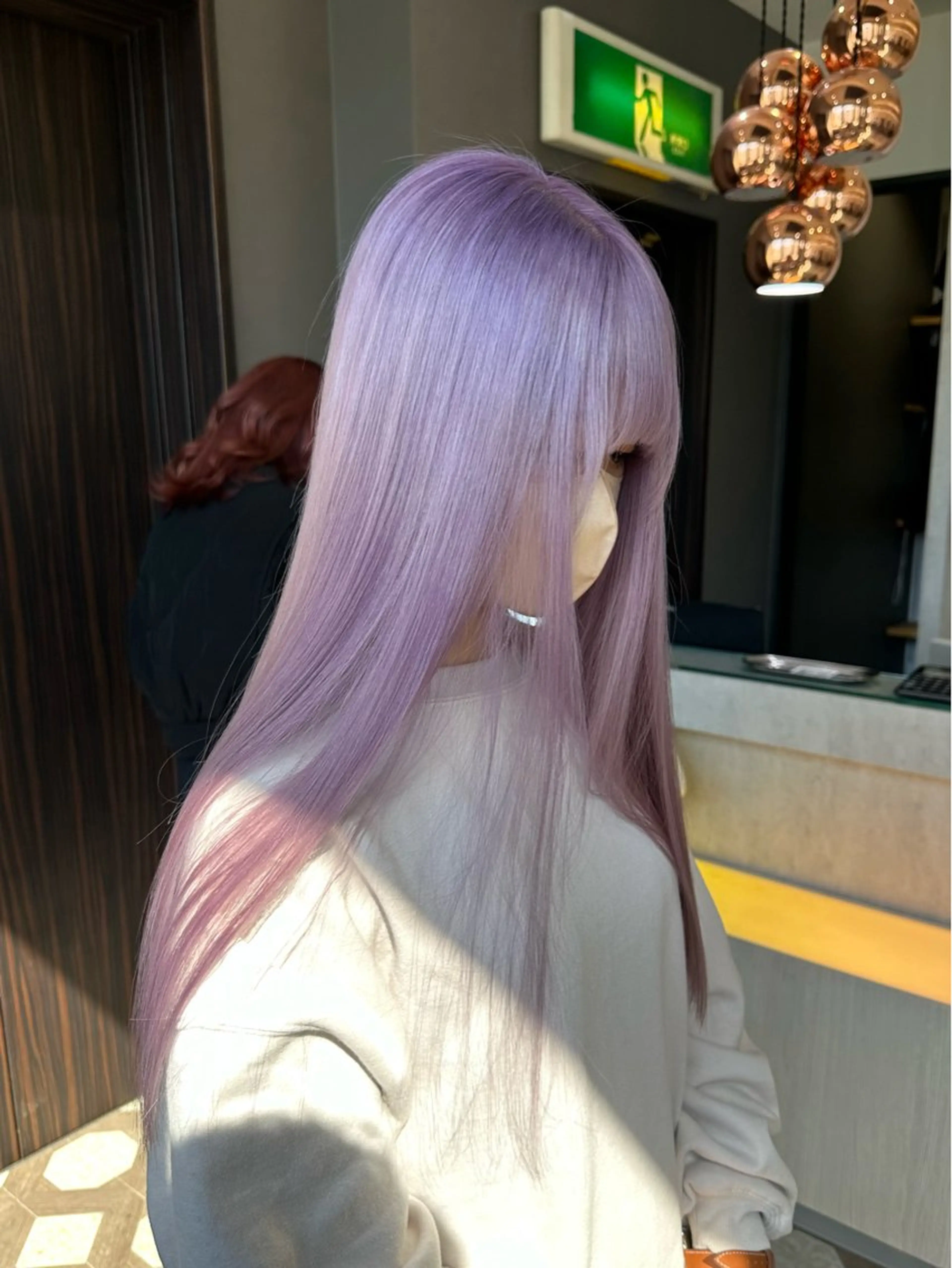 セミロング カラー カット ヘアカラー トリートメント JILL/鶴岡 和幸/天神のヘアスタイル