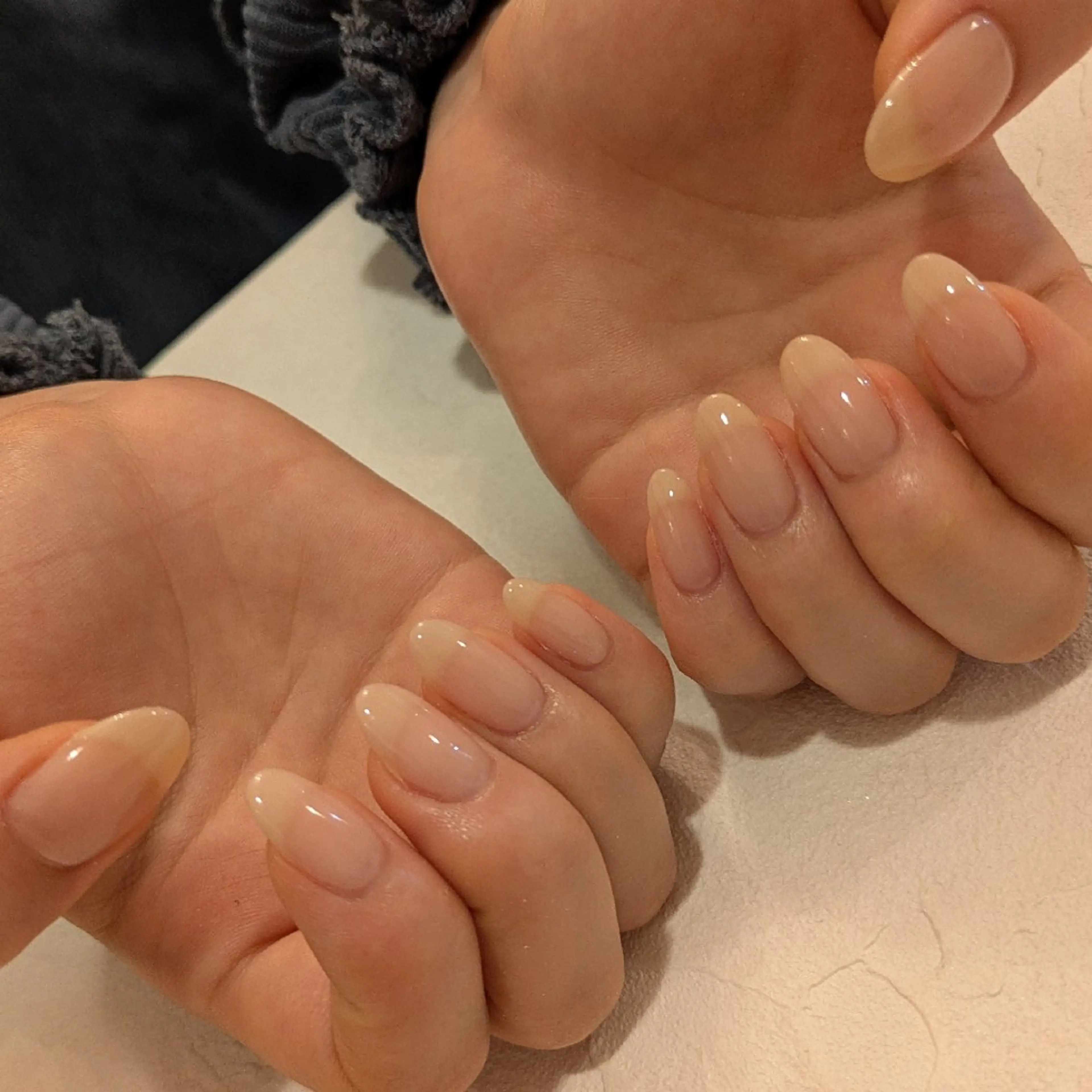 ネイル ワンカラーネイル ジェヌインネイル 河内のネイルデザイン