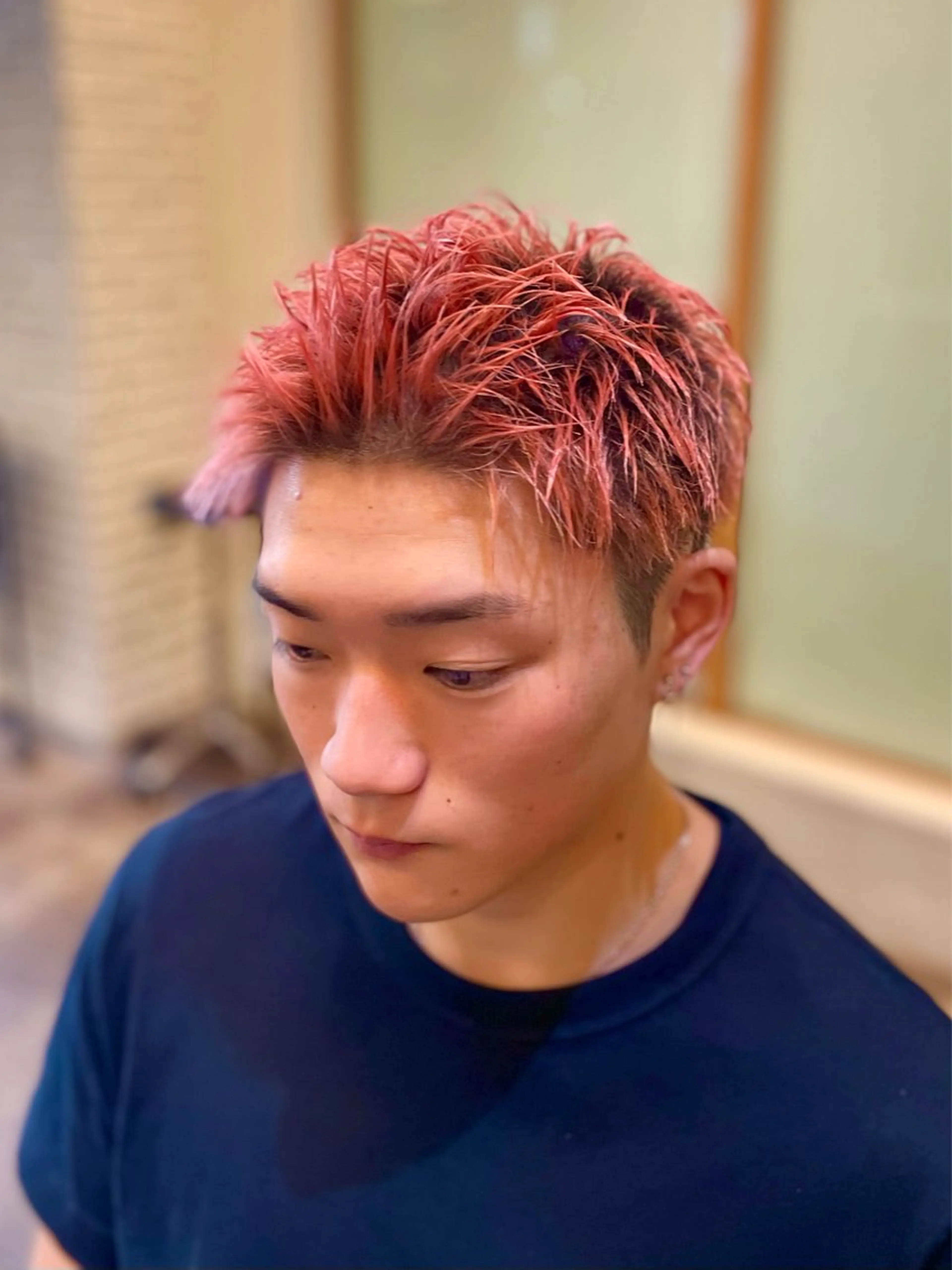 ショート カラー メンズ スパイキーショート ショートヘア カット ヘアカラー Smilehair国分寺店所属・【メンズサロン】樽井 美月のヘアスタイル