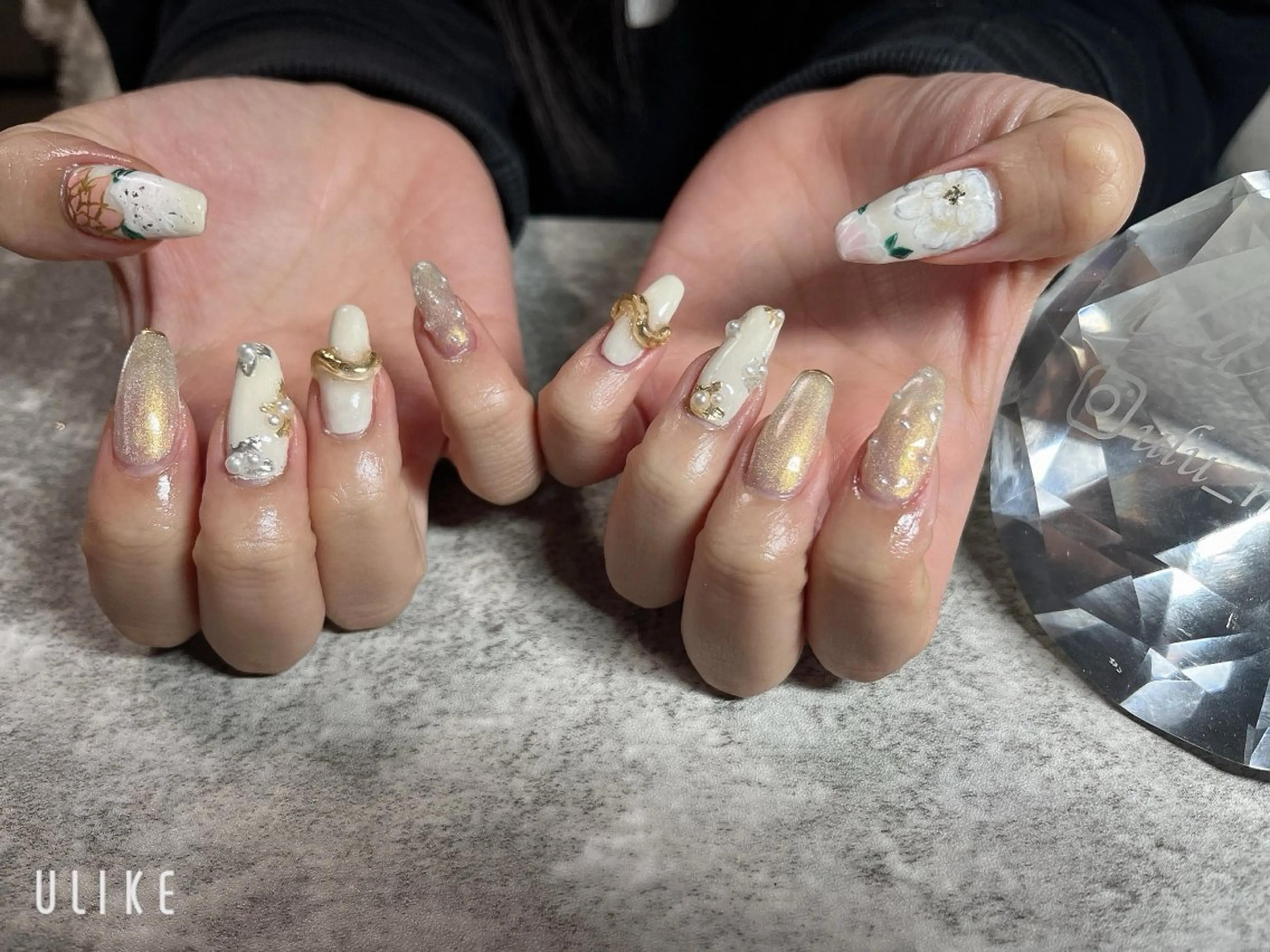 ネイル 長さ出し 持ち込み ネイルチップ 佐野 愛美のエステ・リラクイメージ