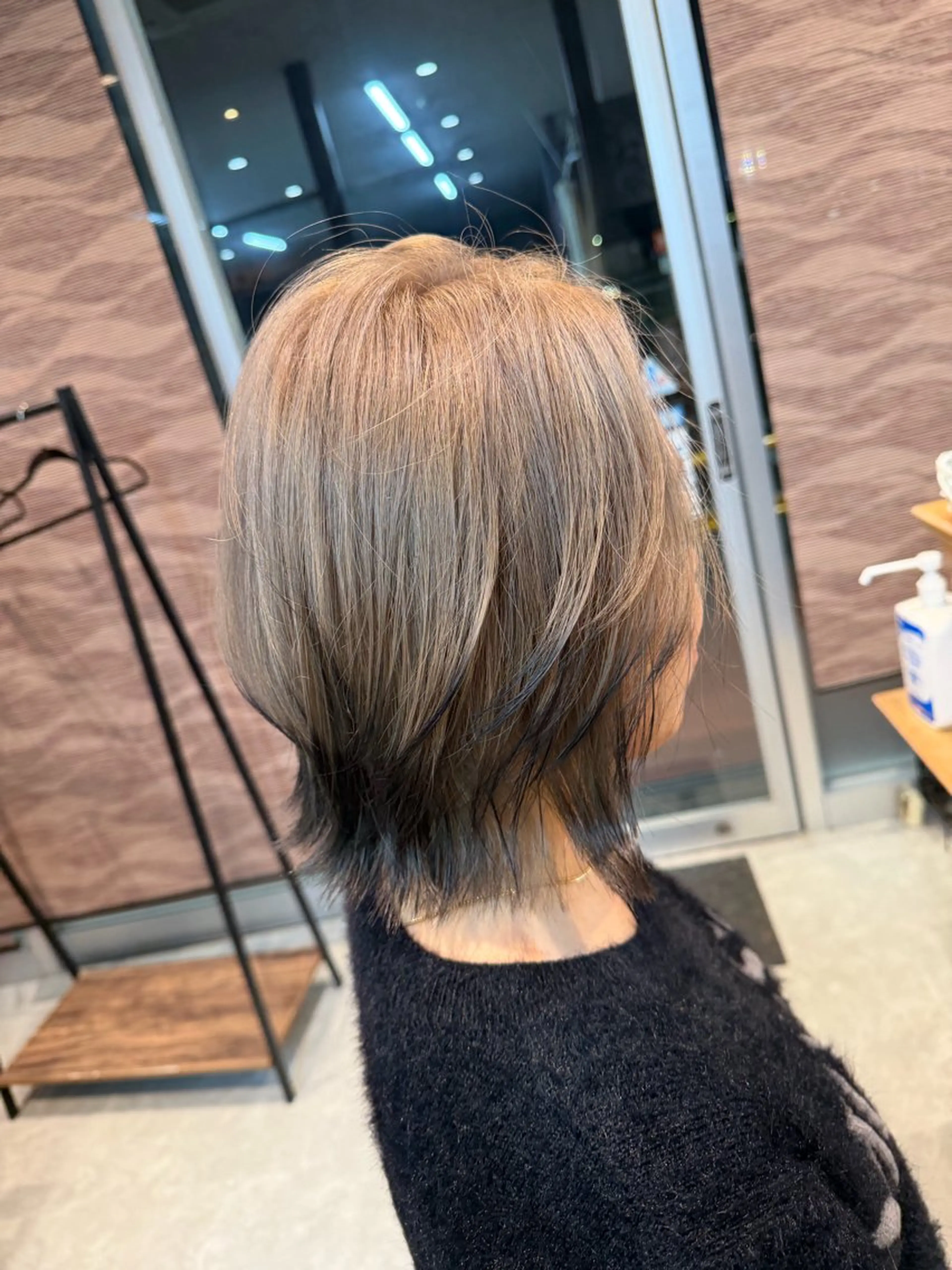 ミディアム カラー カット ヘアカラー トリートメント 吉田 剛のヘアスタイル