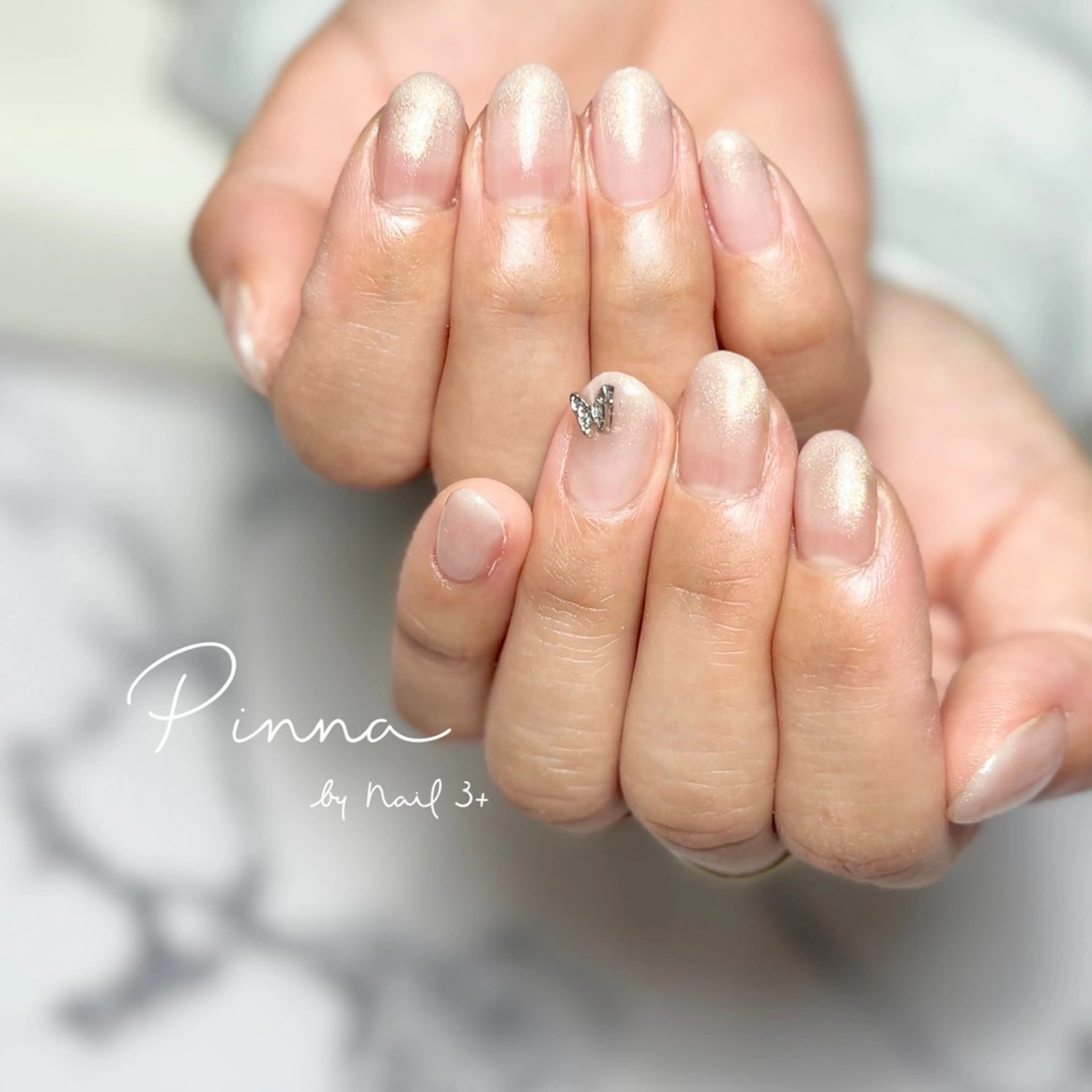 ネイル グラデーション ラメ(グリッター) Pinna by nail3+所属・Mayu 🌷🦋のネイルデザイン