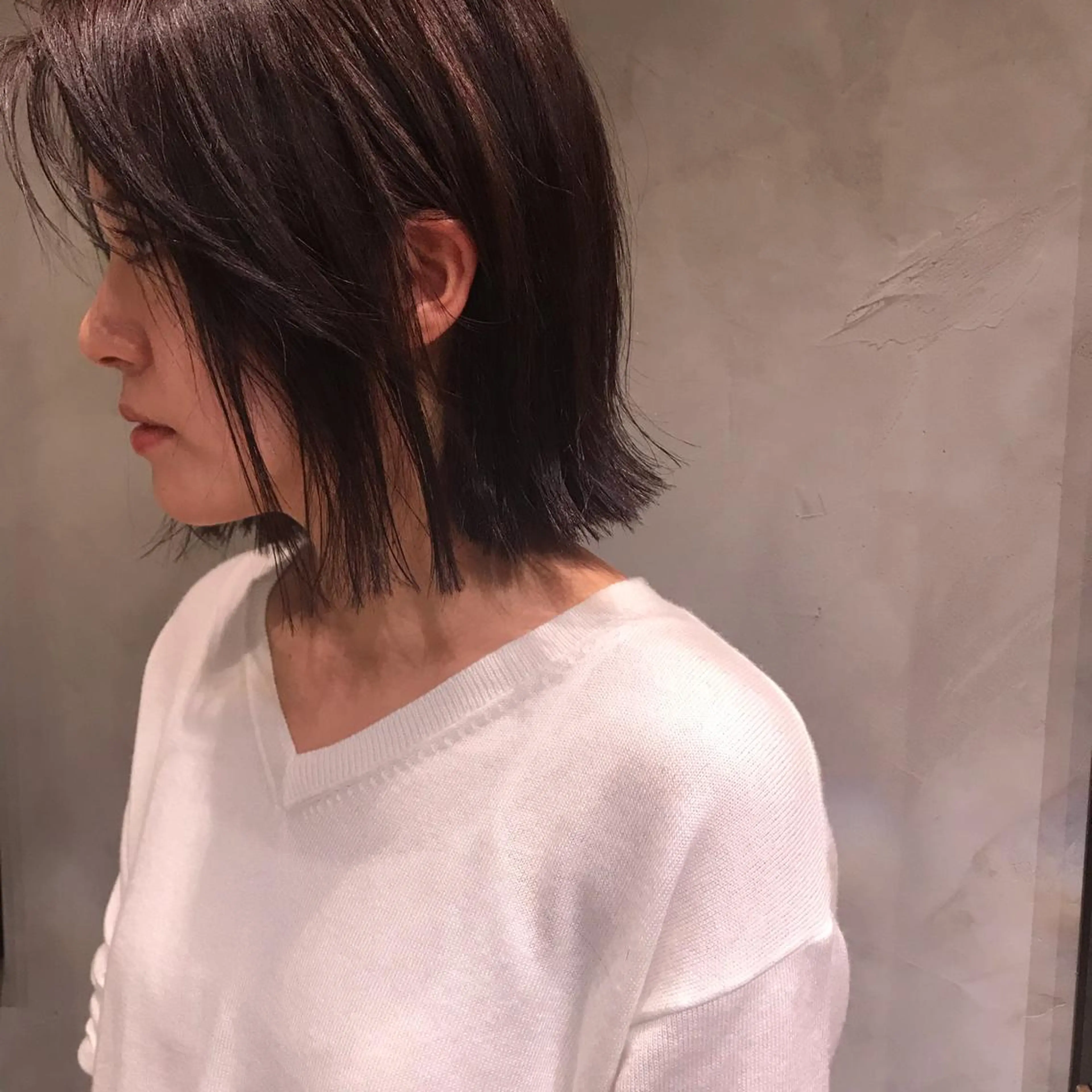 柔らかブラウン/顔周 りレイヤー♡ユウシのヘアスタイル