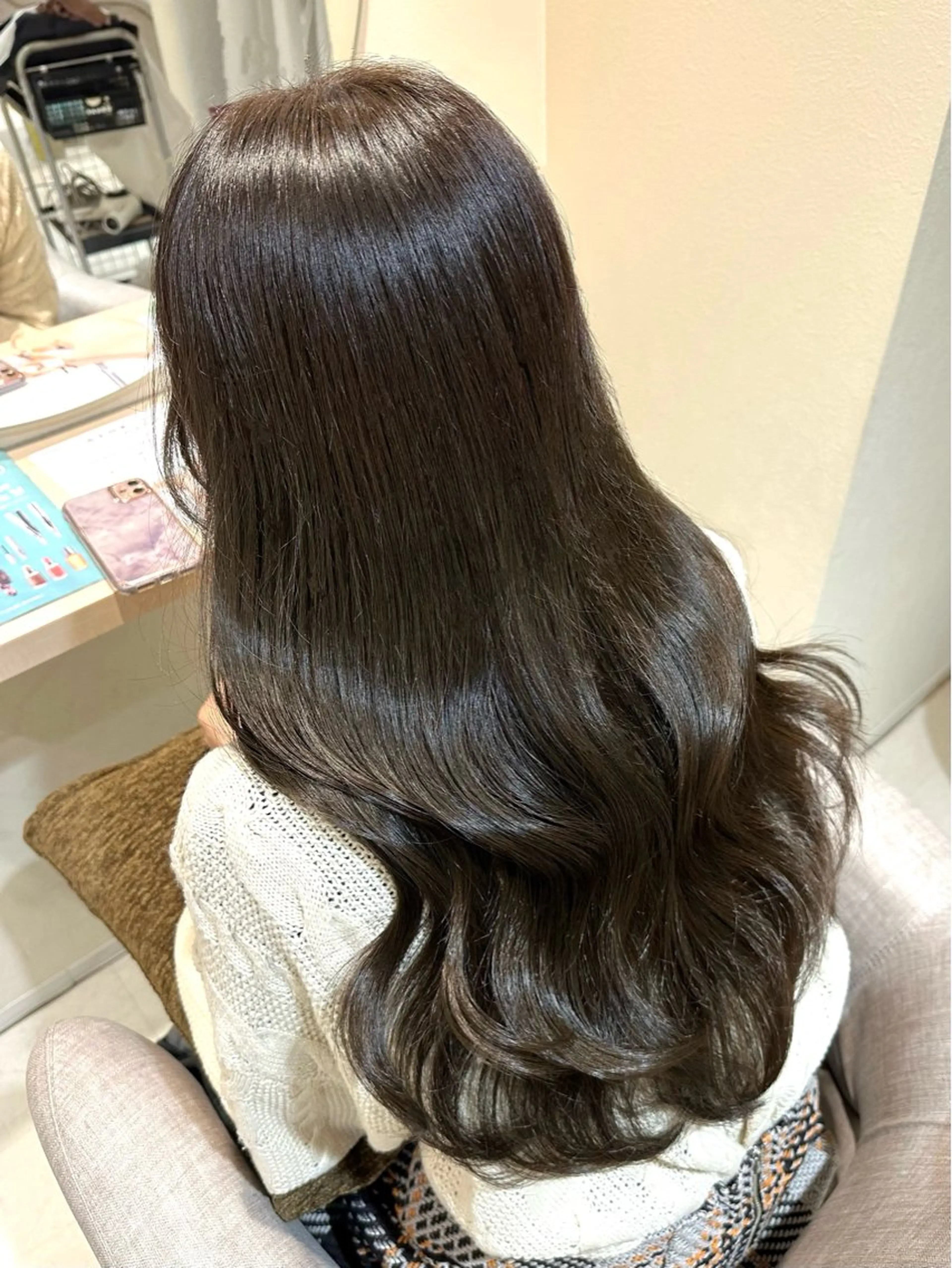 ロング カラー 松永 悠里のヘアスタイル