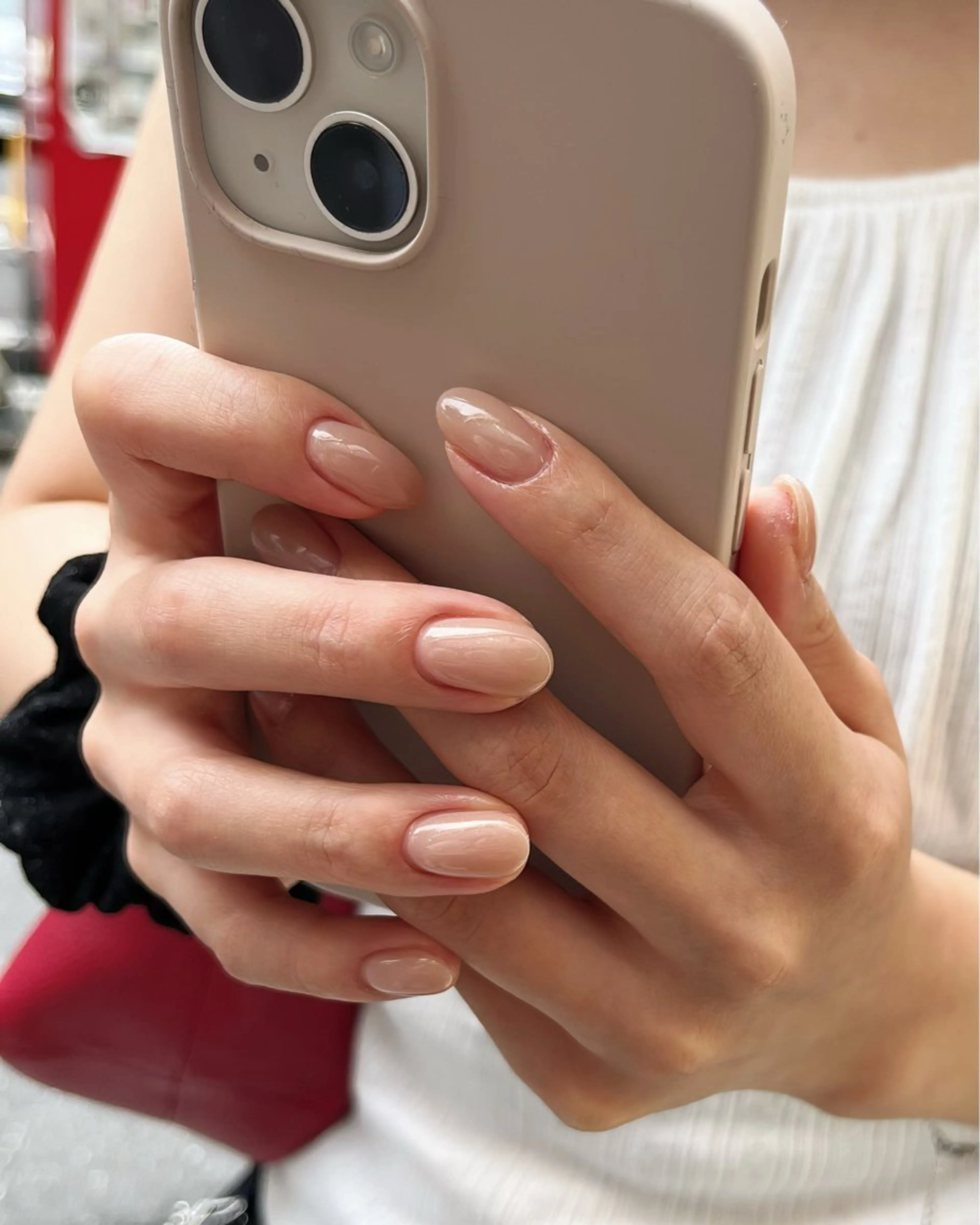 ネイル チークネイル 水色 マグネットネイル ワンカラーネイル ショートネイル ハンドネイル ハンドケア 🫧OPELIA NAIL渋谷🫧のネイルデザイン