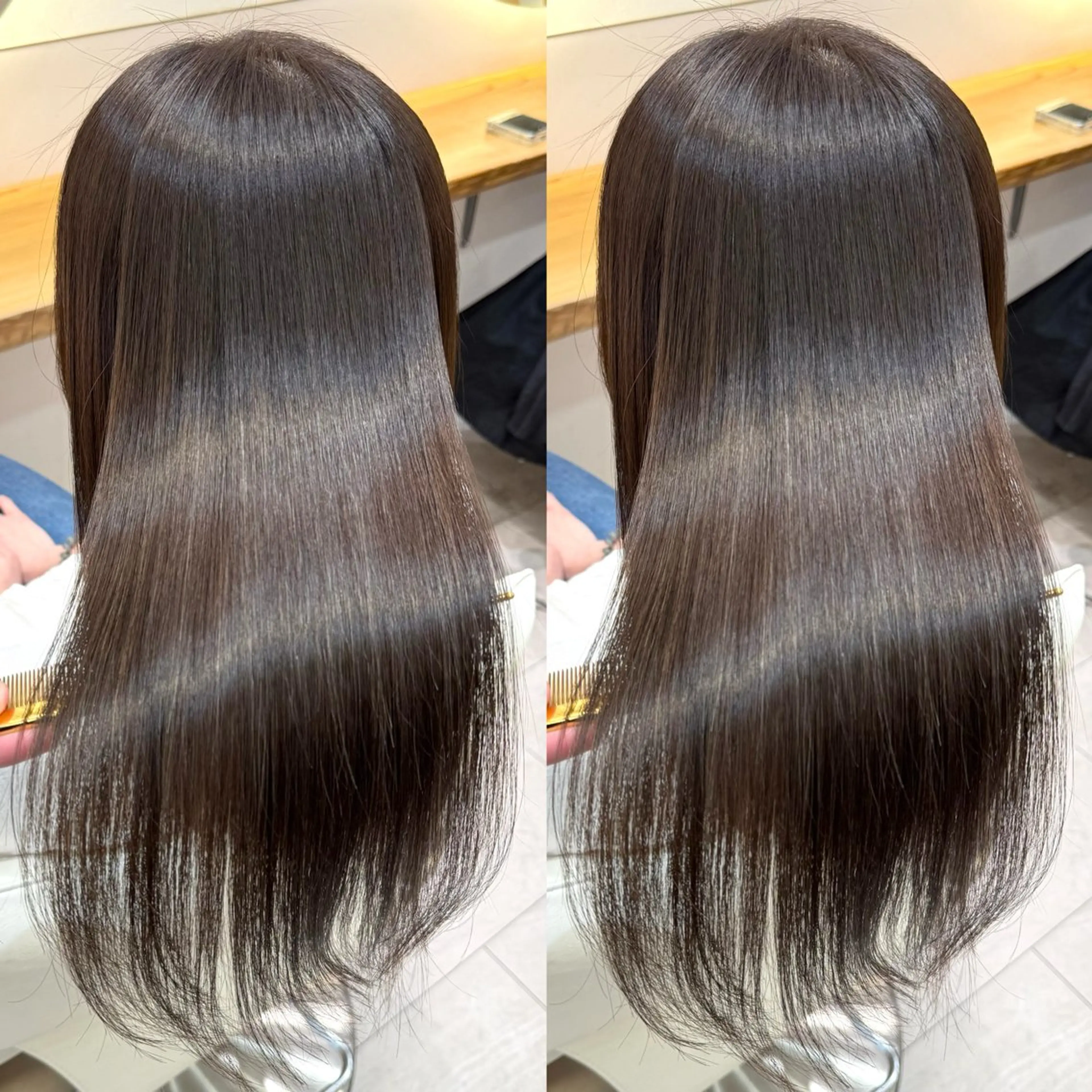 ロング 縮毛矯正 縮毛矯正 トリートメント 韓国/ワンホン/新宿 /Rumiのヘアスタイル