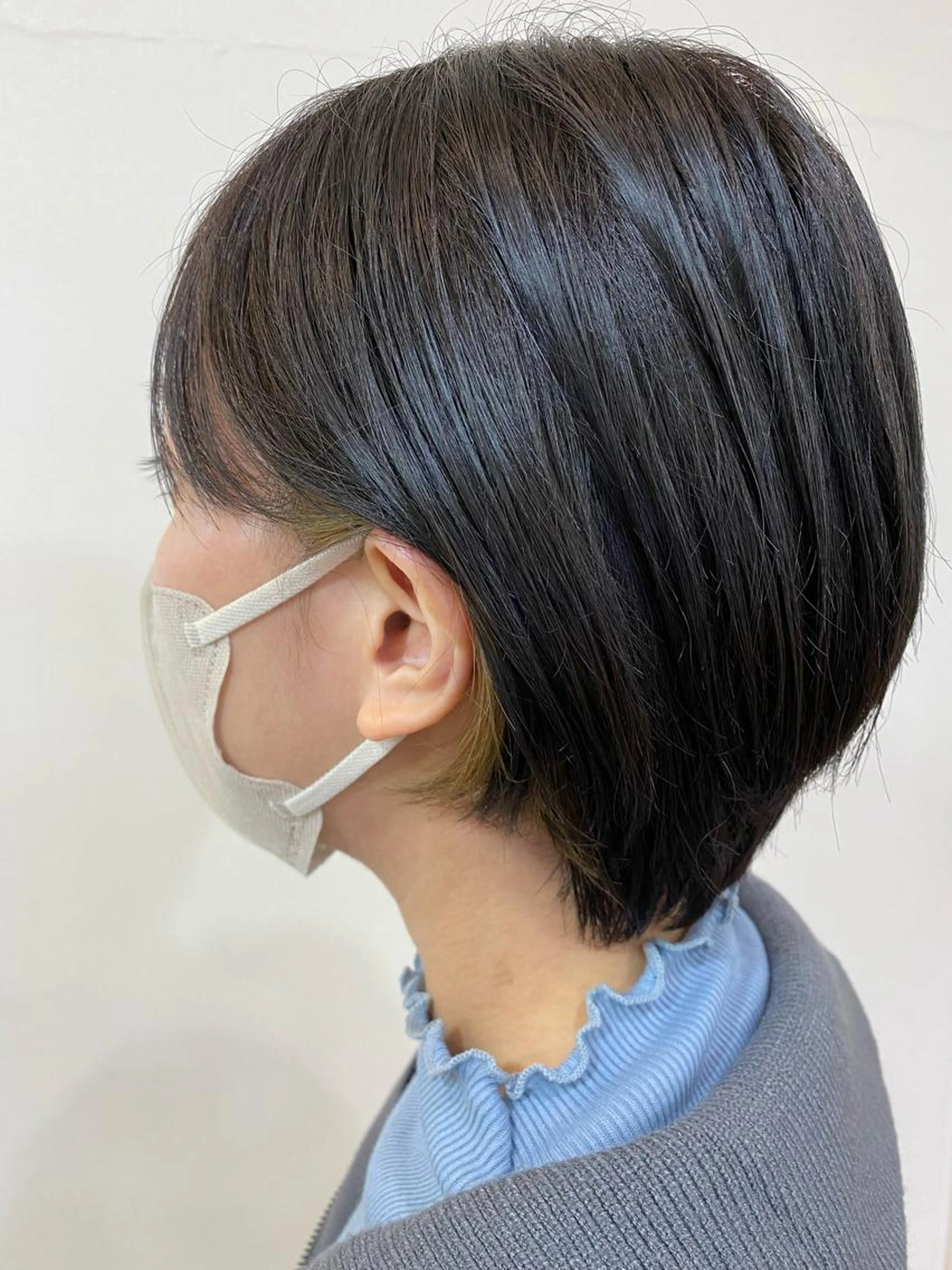 インナーブリーチorイヤリングカラーorハイライト+フルカラー+カットの写真