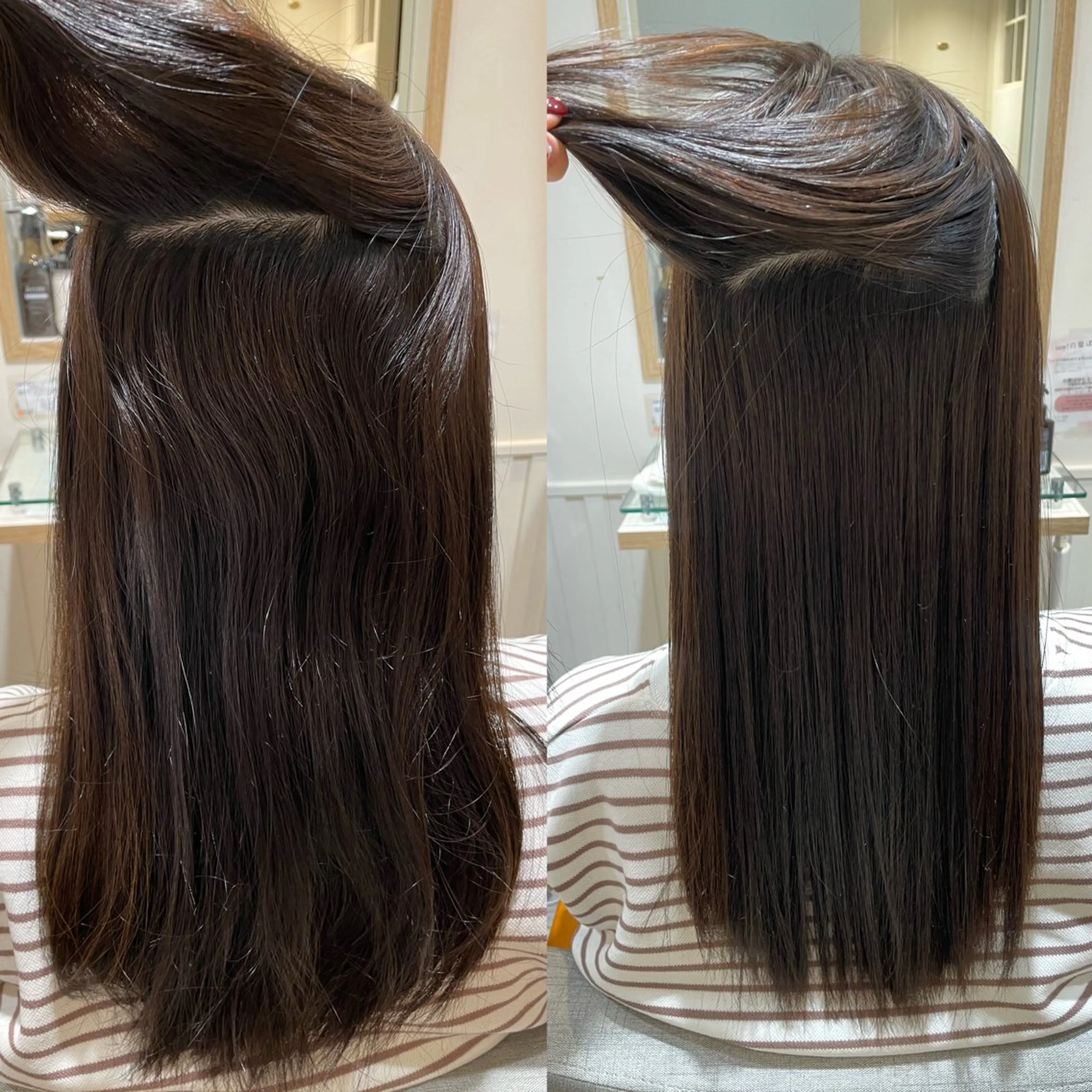 ロング 縮毛矯正 レディースカット 募集中🌷渡邉のヘアスタイル