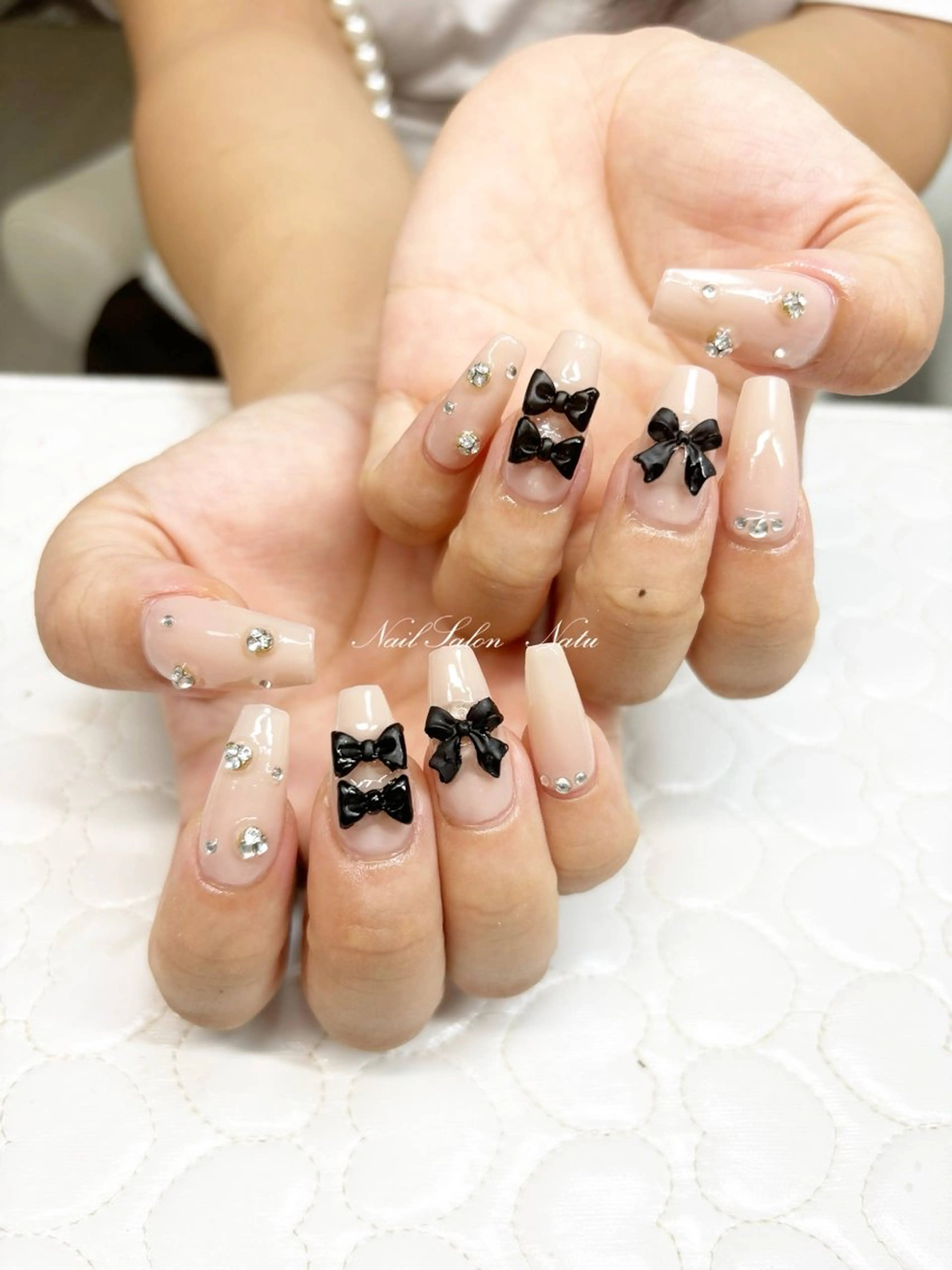 ネイル 長さ出し nailsalon　 Natuのネイルデザイン