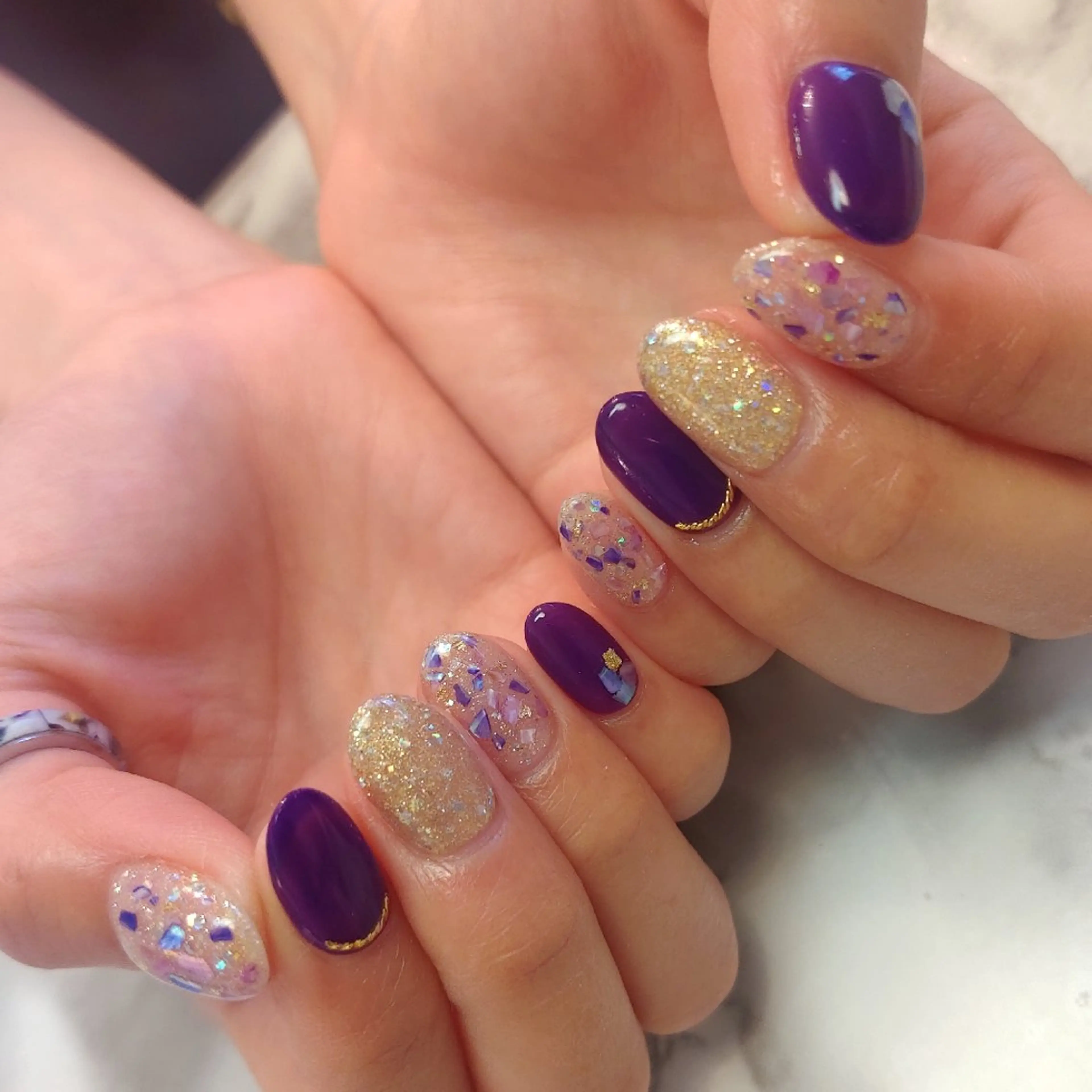 ネイル ジェヌインネイル 河内のネイルデザイン